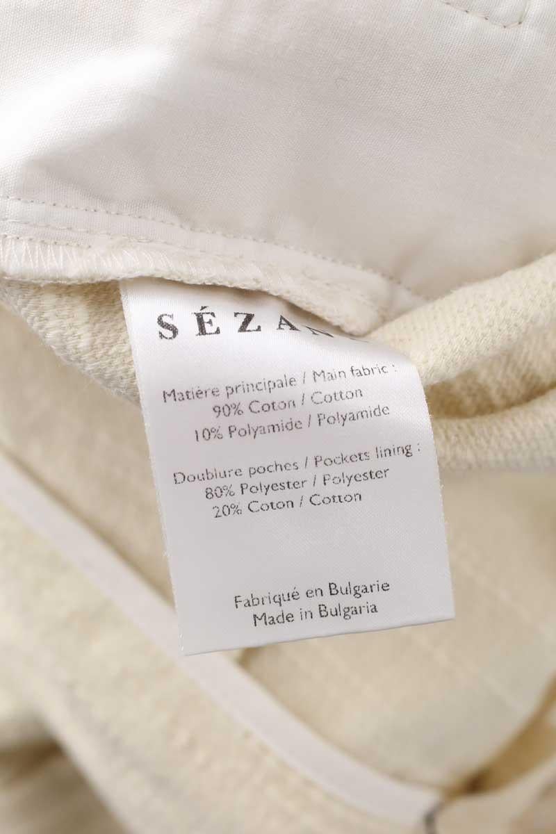 Cotton mini shorts SEZANE - Seconde main Beige