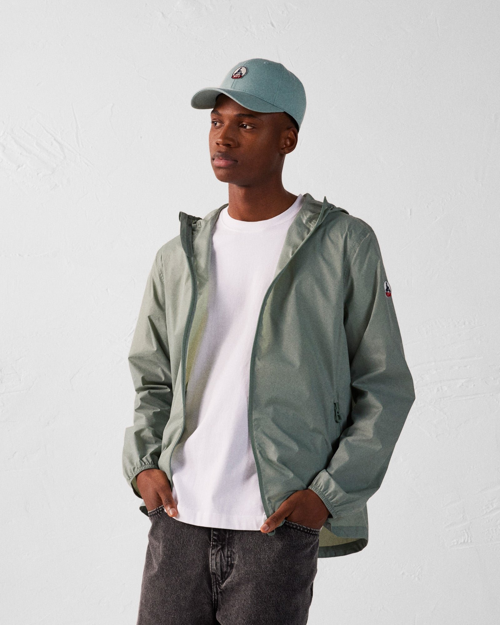 Packable raincoat derry JOTT Green
