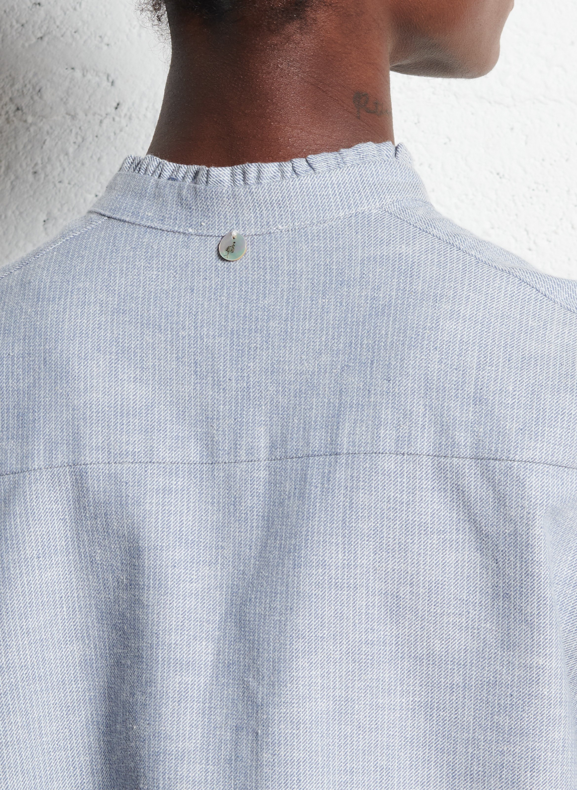 Sheer dress ONE STEP Blue