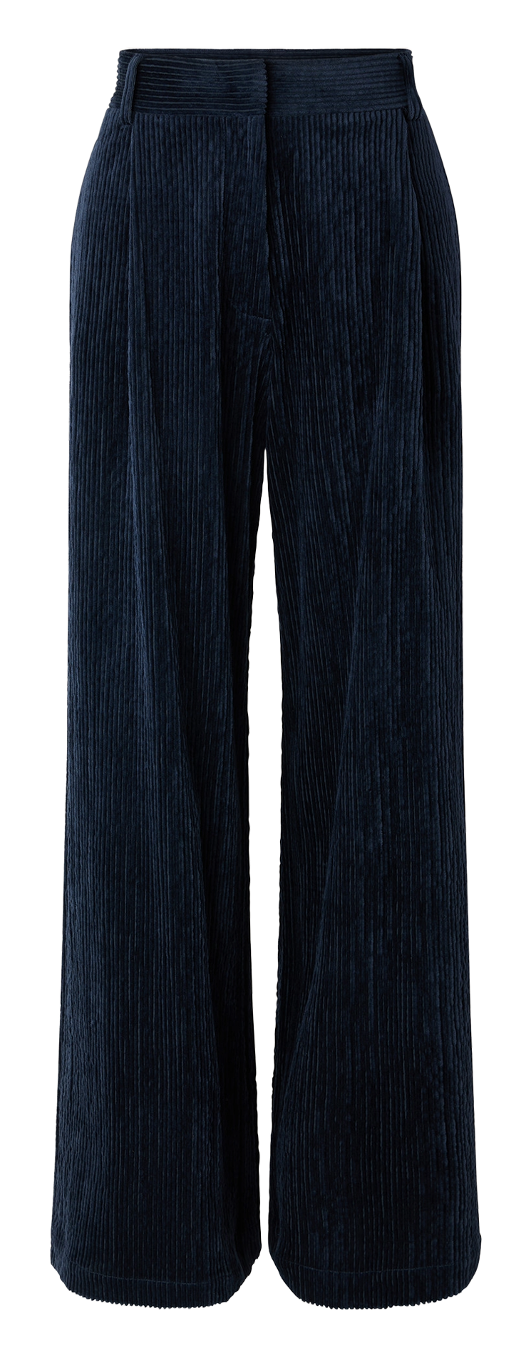 Corduroy cropped pants SESSUN Blue