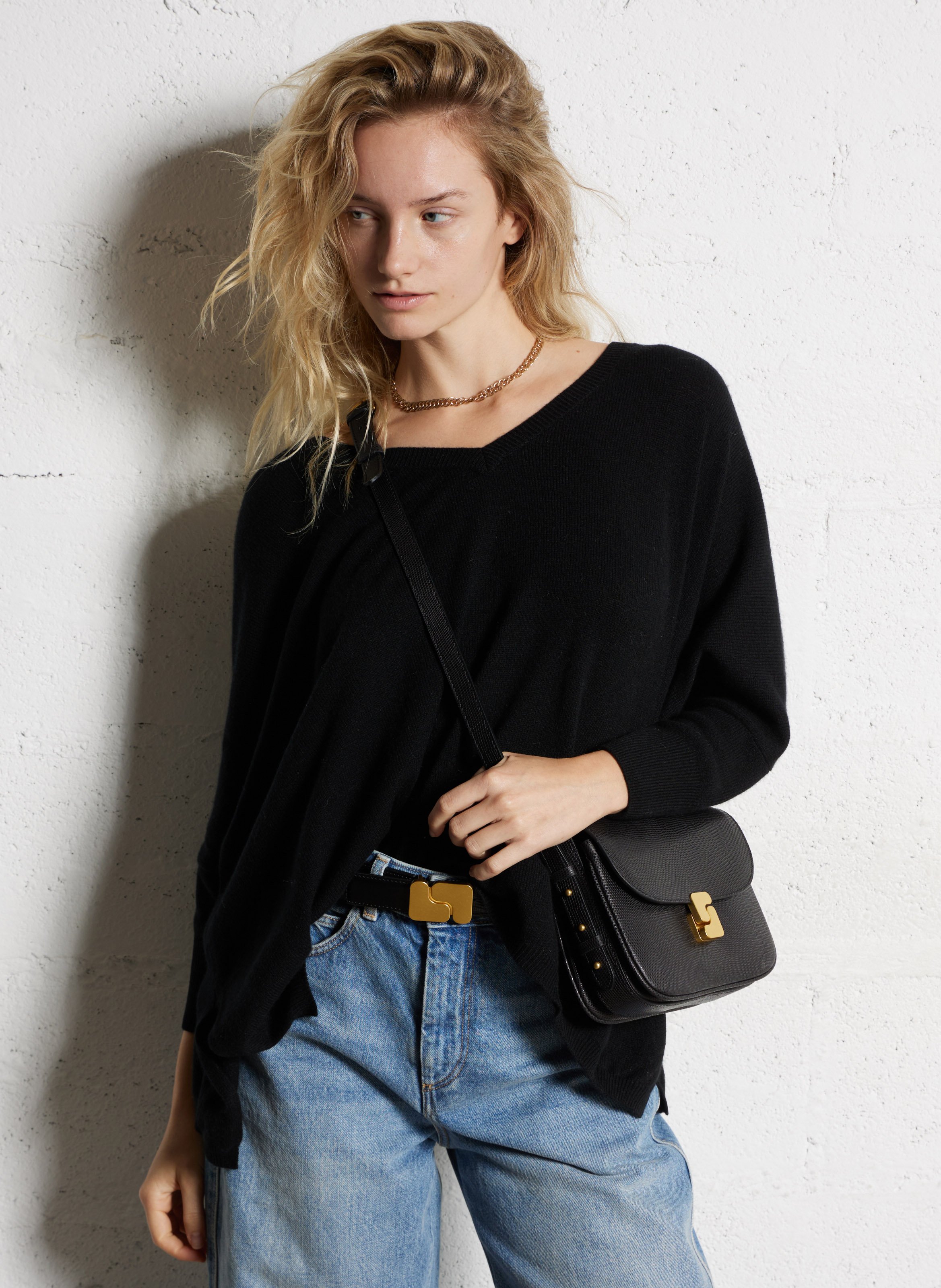 Brieftasche aus Leder SOEUR Schwarz