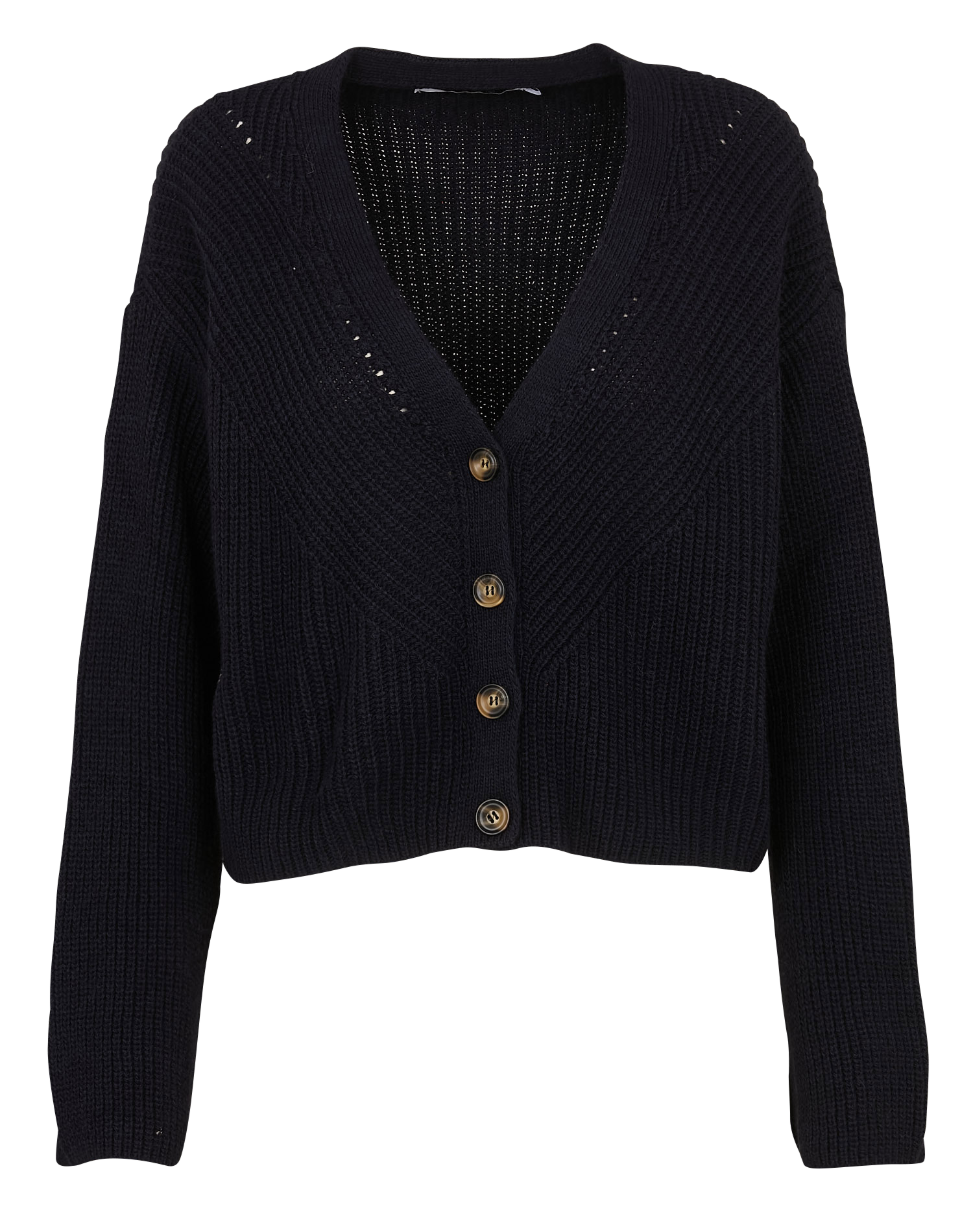 Gilet col V LA FEE MARABOUTEE Bleu