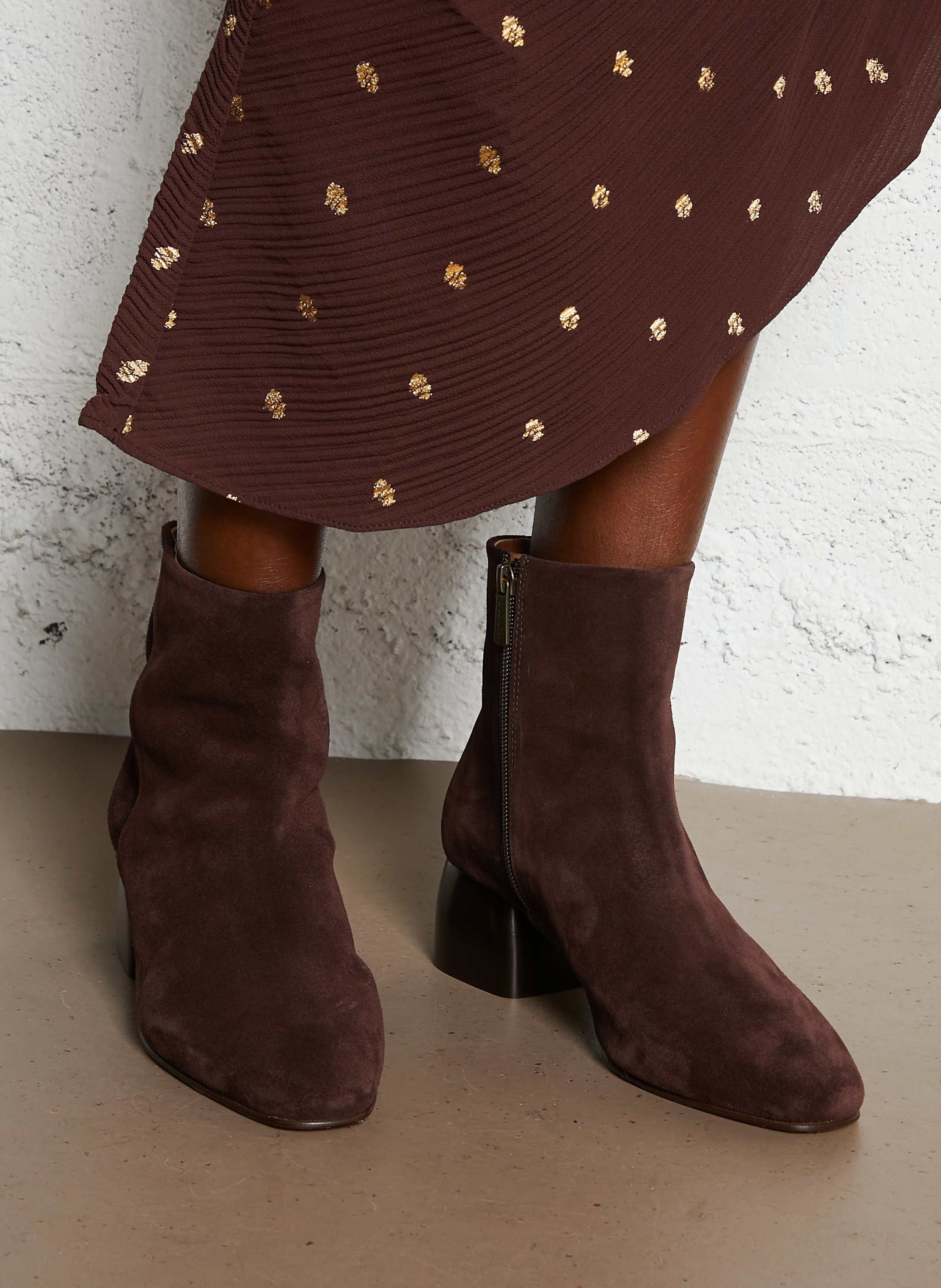 Bottines en cuir BOBBIES Marron