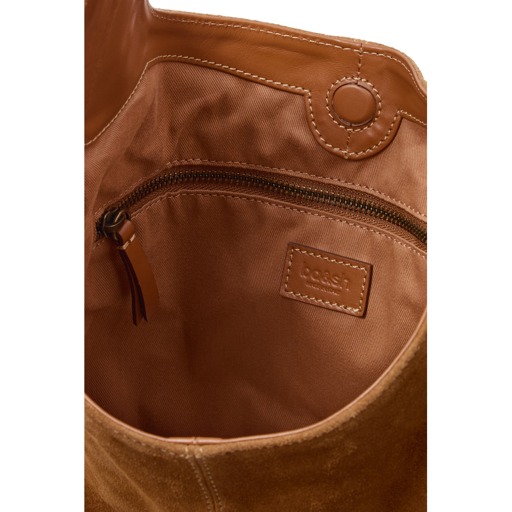 Buideltas van leer BA&SH Bruin