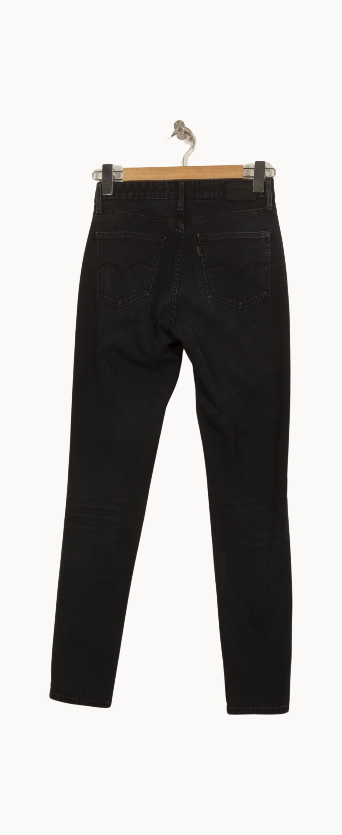 Cropped slim jeans with studs LEVI'S - Seconde main Black