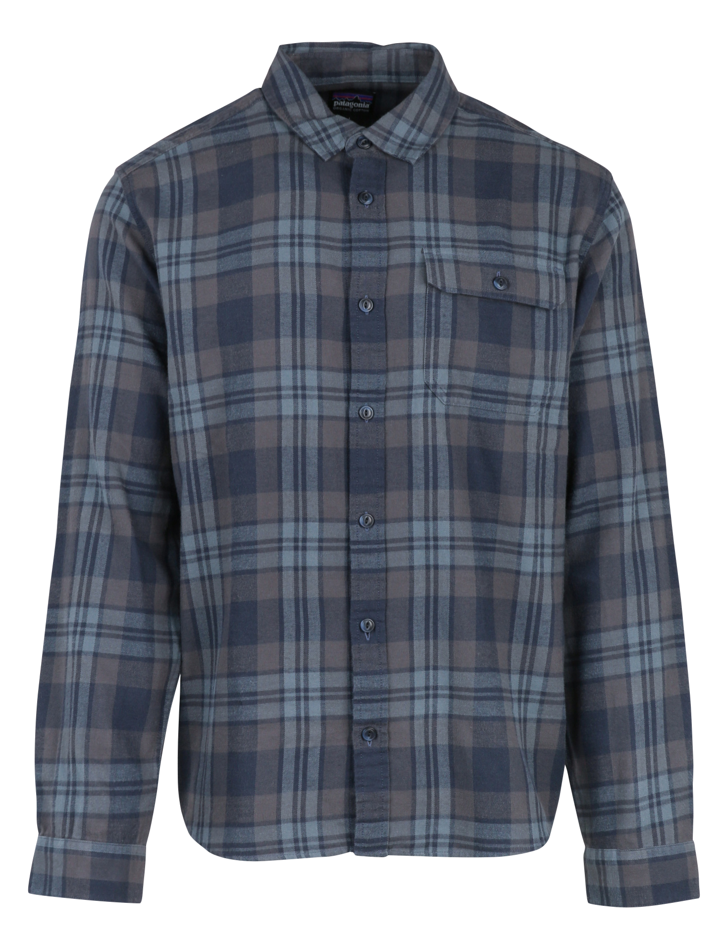 Cotton shirt with classic collar PATAGONIA Blue