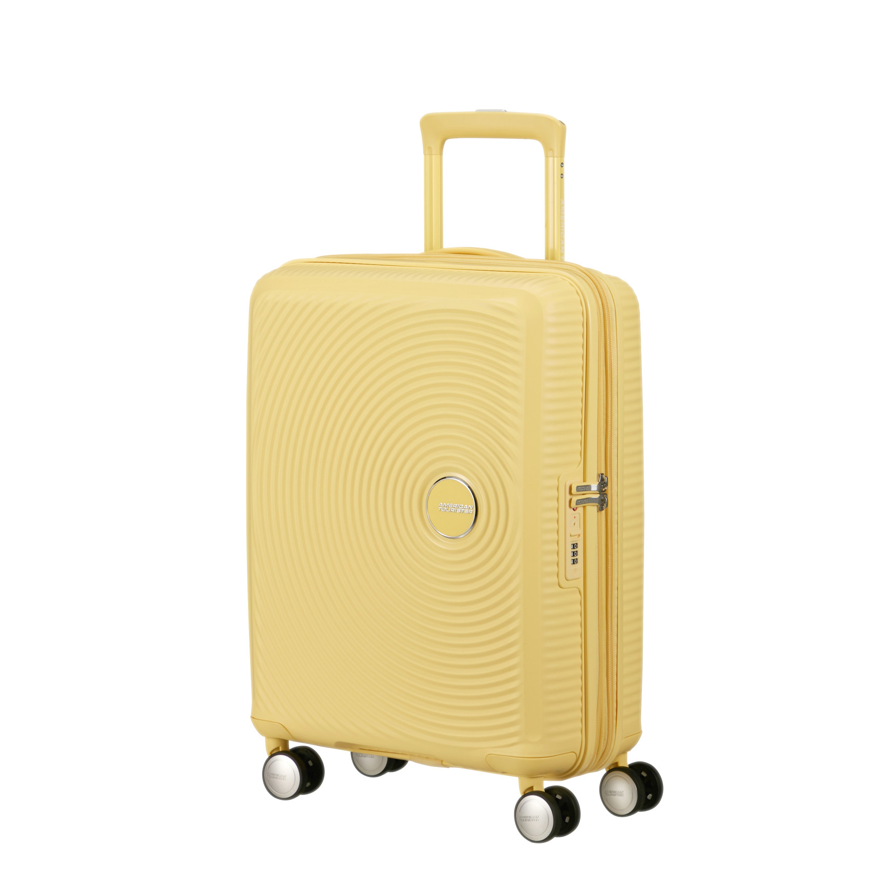 Soundbox suitcase 4 wheels size s AMERICAN TOURISTER Yellow