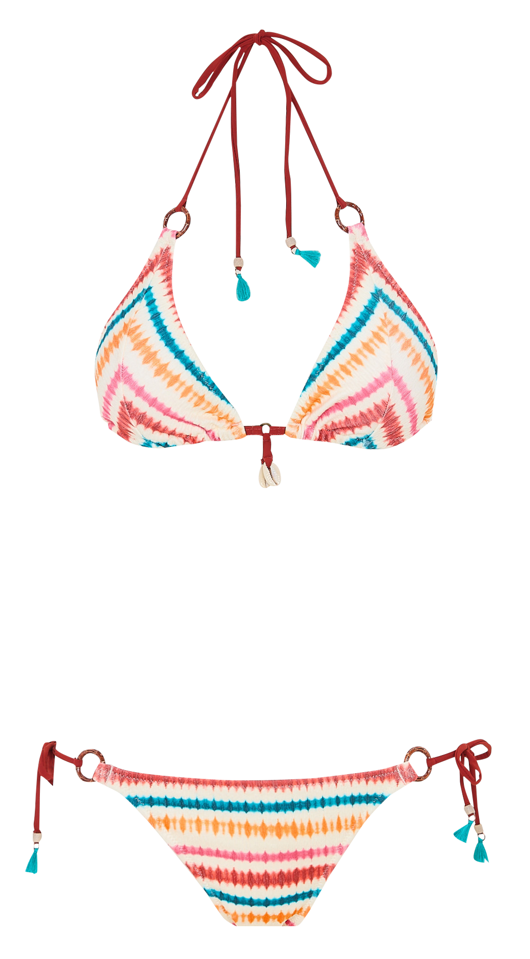 Maillot de bain 2 pièces imprimé BANANA MOON Beige