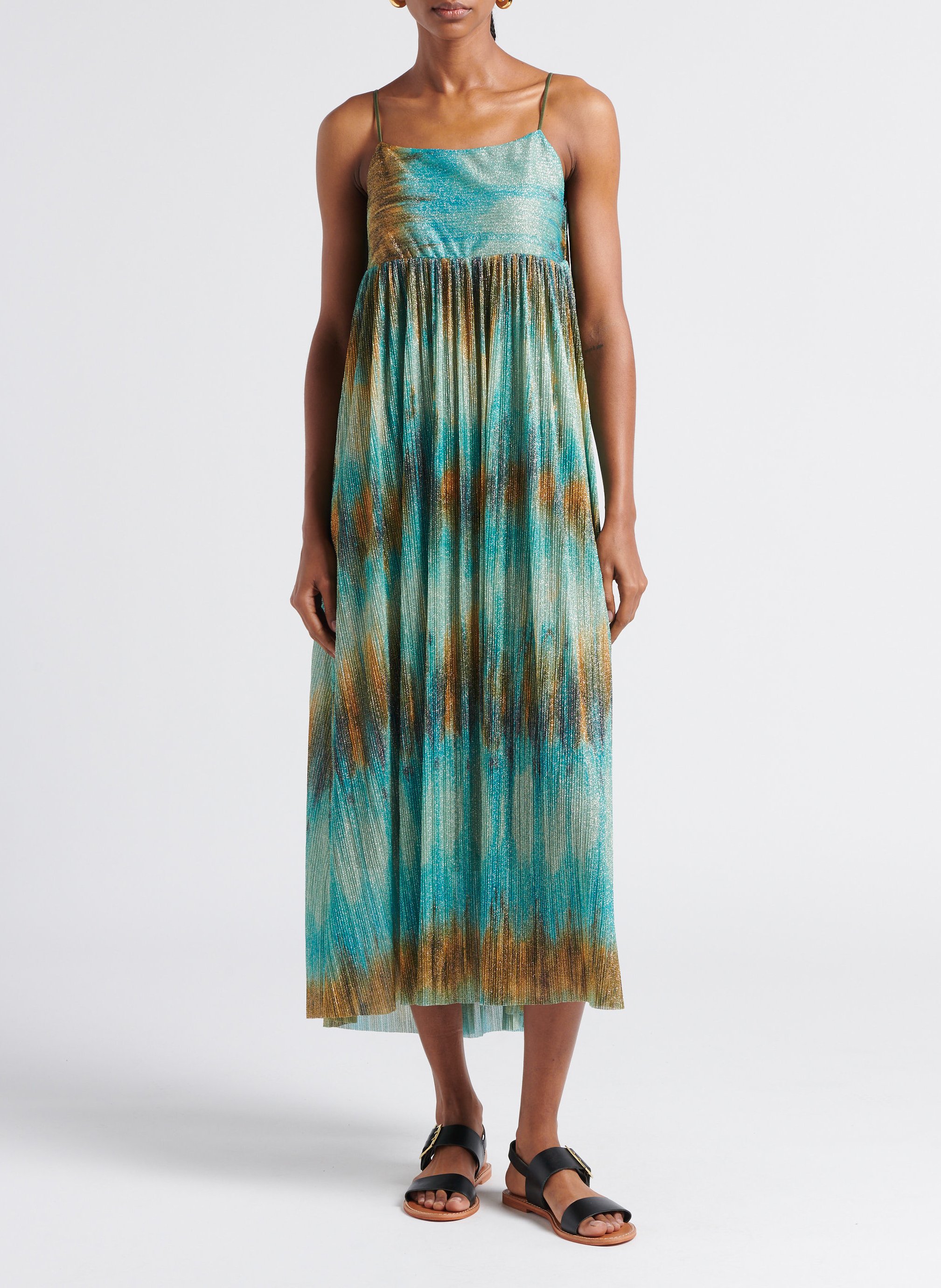 Robe longue à bretelles fines  IMPERIAL Bleu