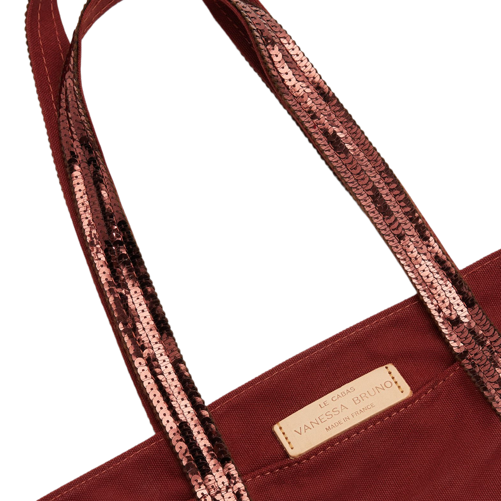 Katoenen shopper VANESSA BRUNO Bruin