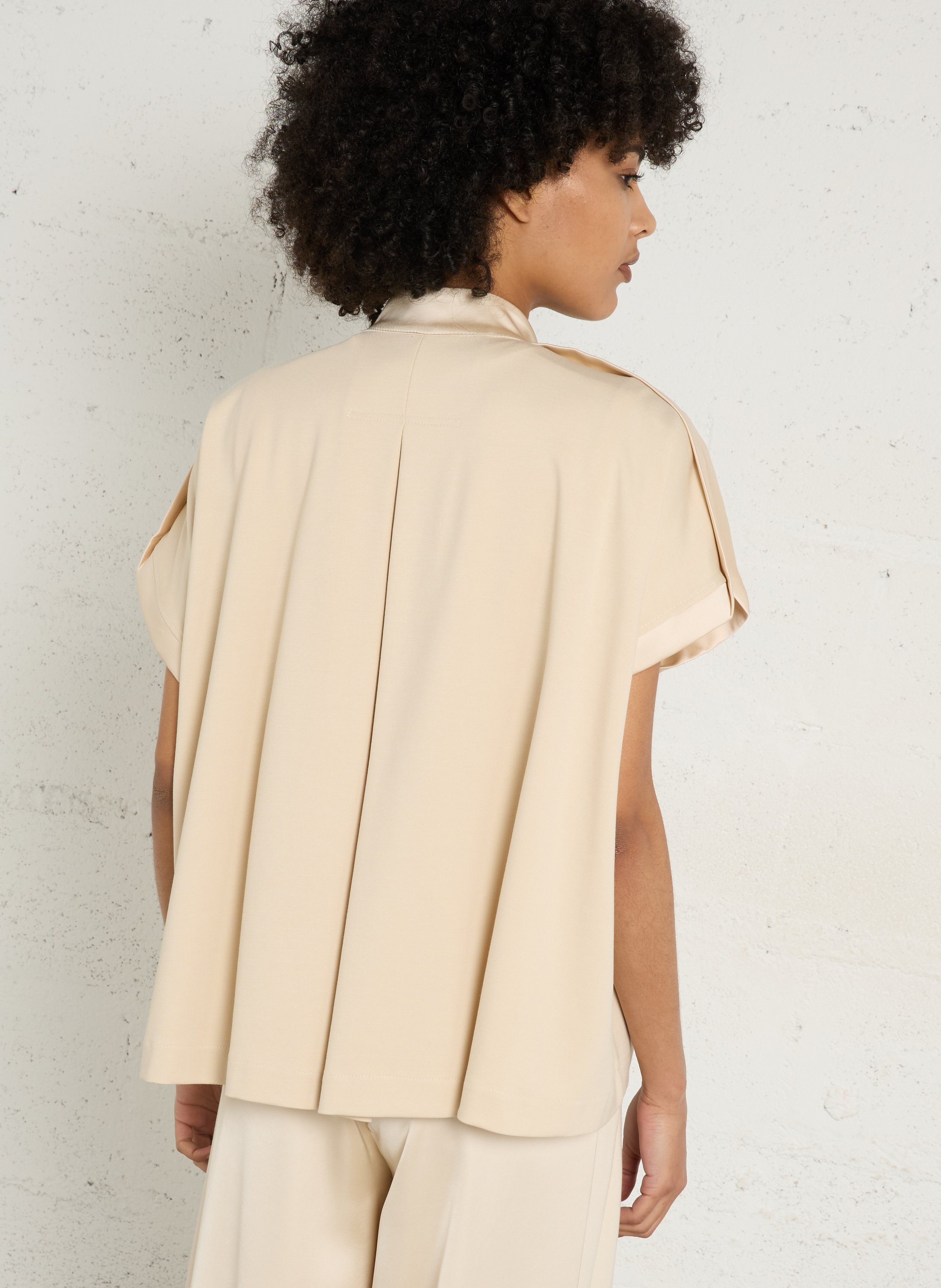 Gilet oversize zippé IMPERIAL Beige