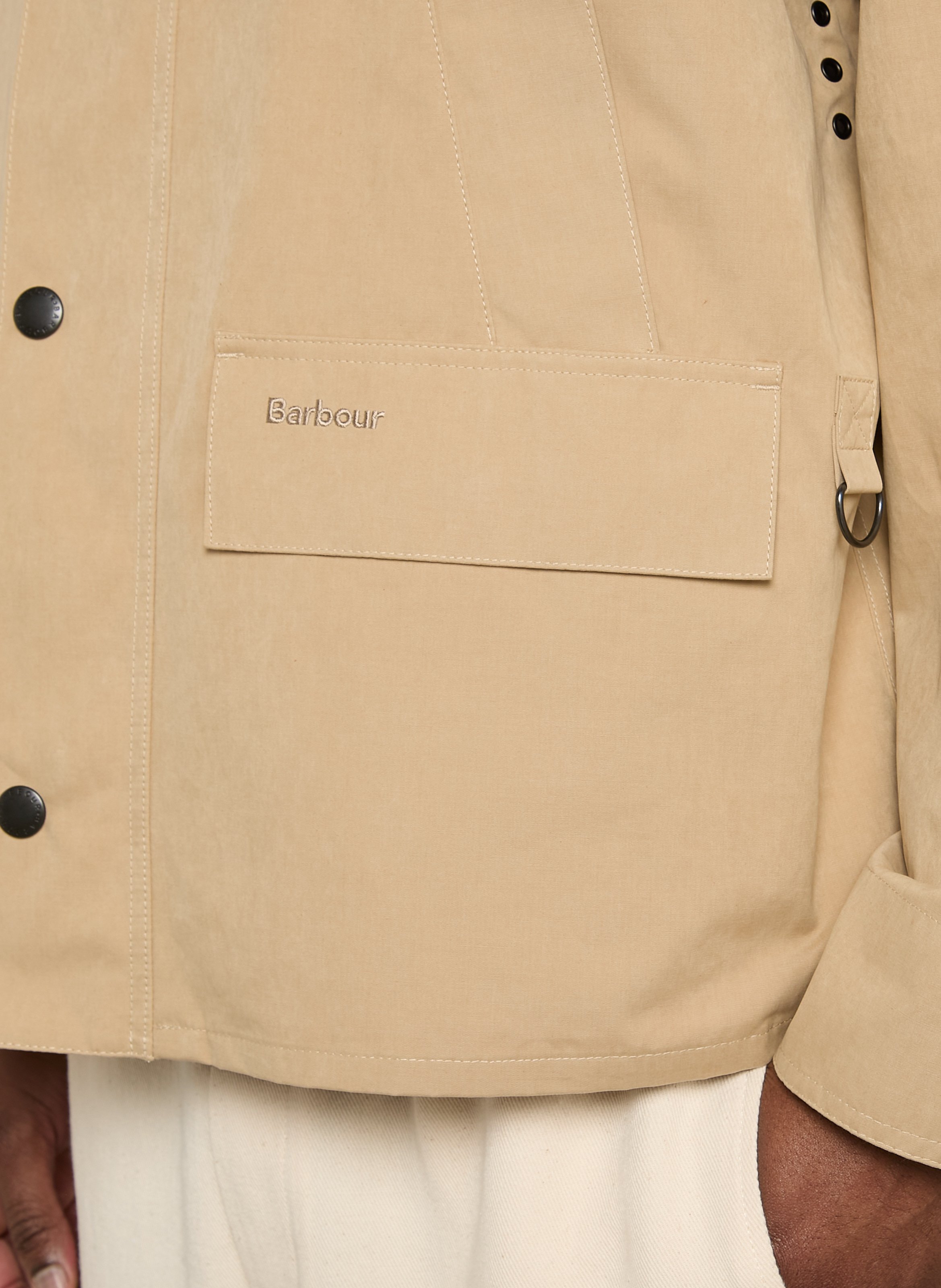 Veste ample col velours unie  BARBOUR Beige