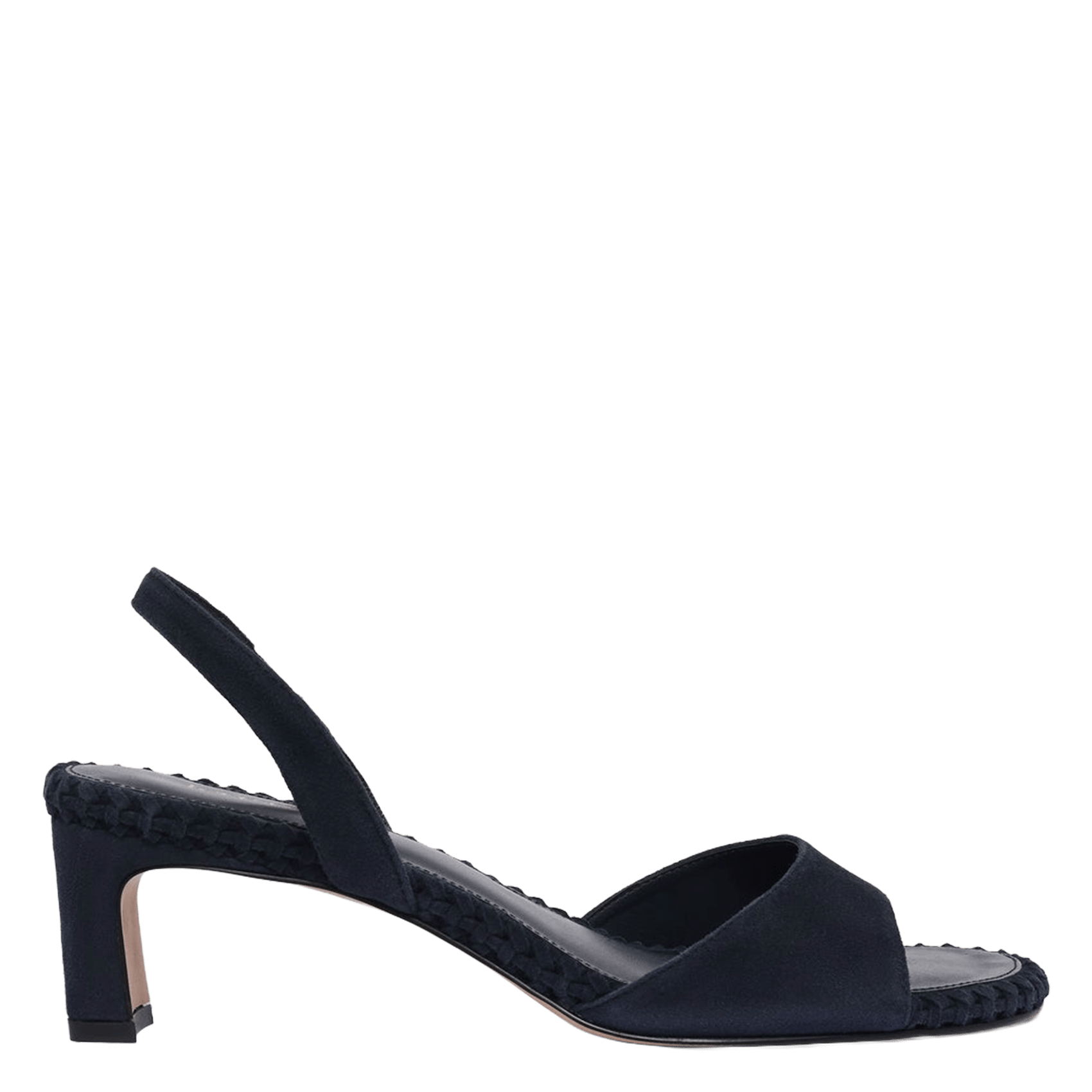 Sandales à talons en cuir velours PABLO Bleu