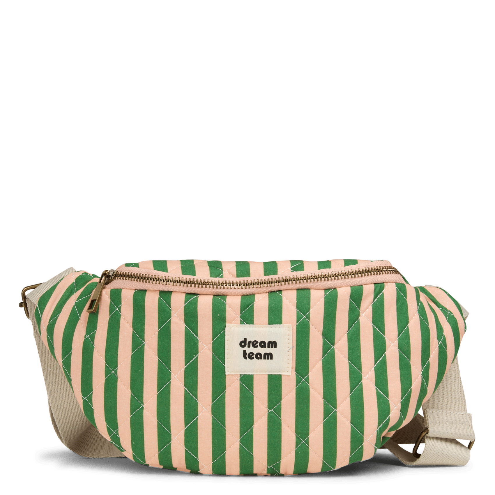 Striped Cotton Fanny Pack PIECES Orange