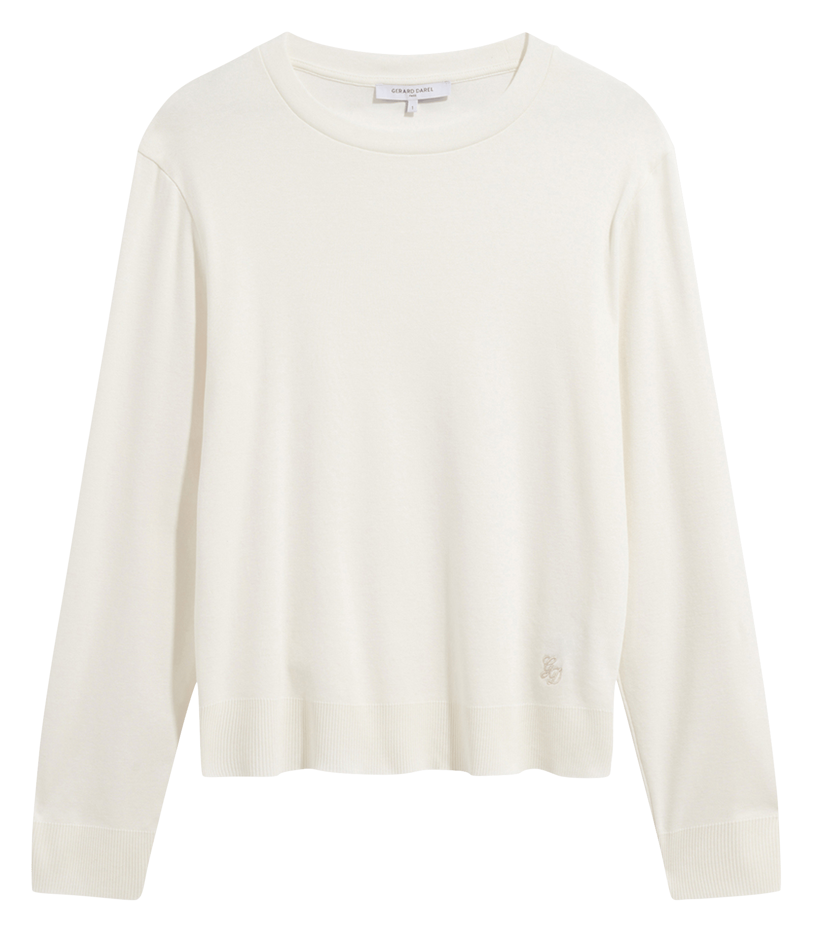 Tee-shirt col rond uni GERARD DAREL Beige