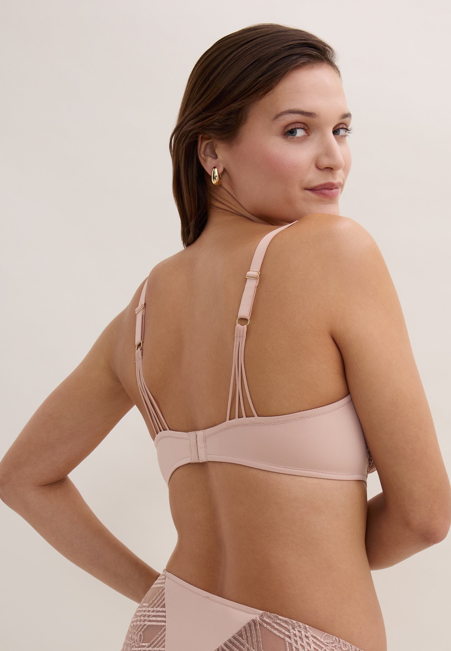 Underwired triangle bra AUBADE Pink