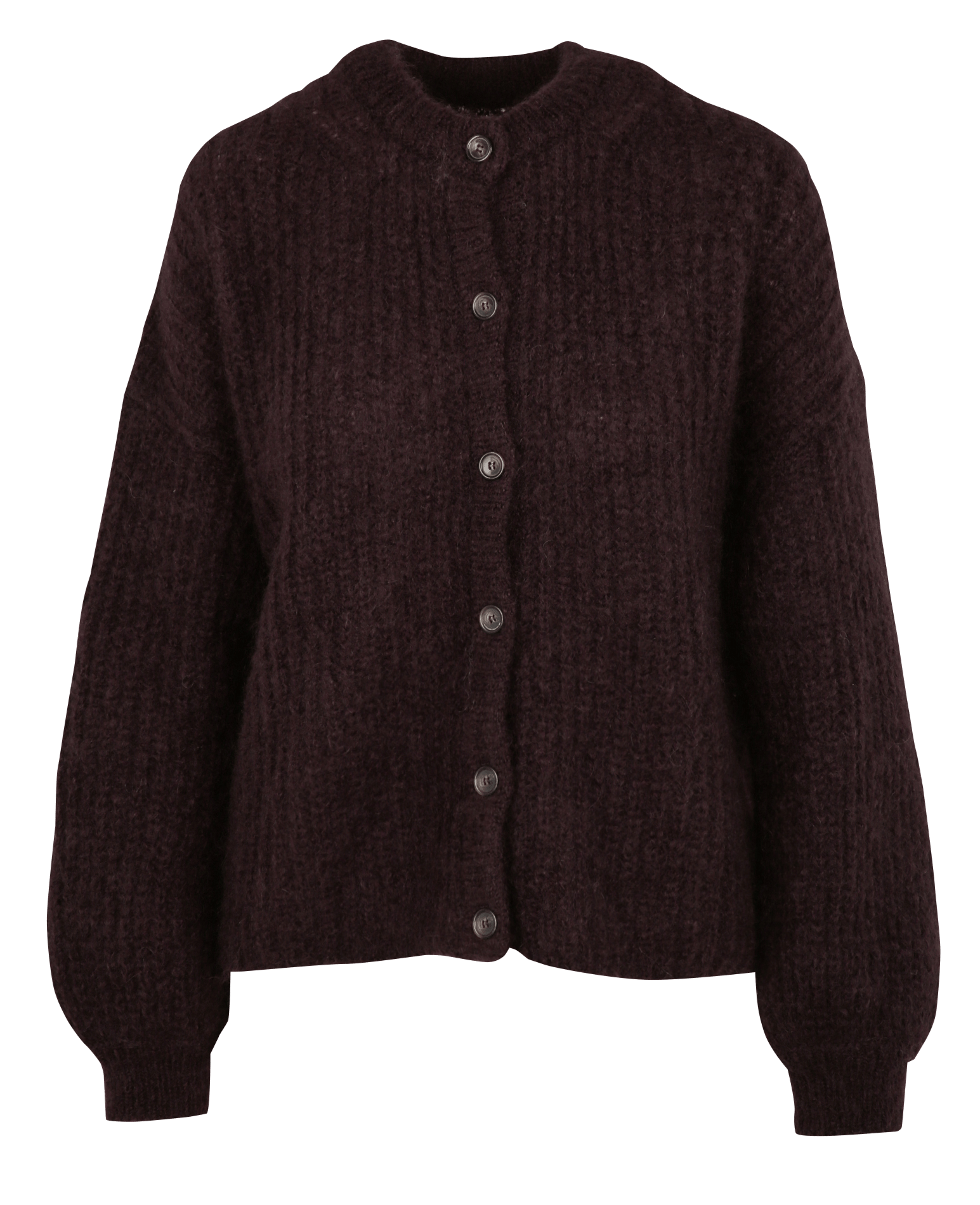 Oversized vest van wolmix DES PETITS HAUTS Violet