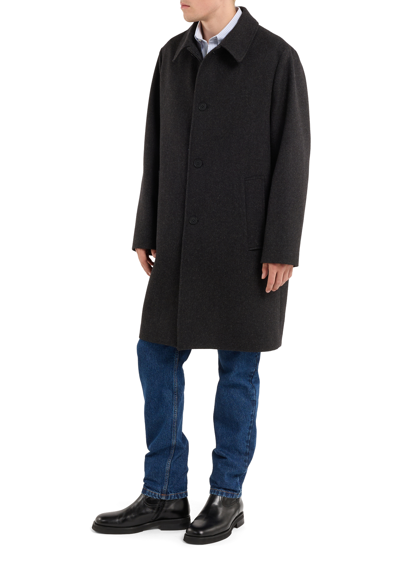 Long wool coat SAISON 1865 Grey