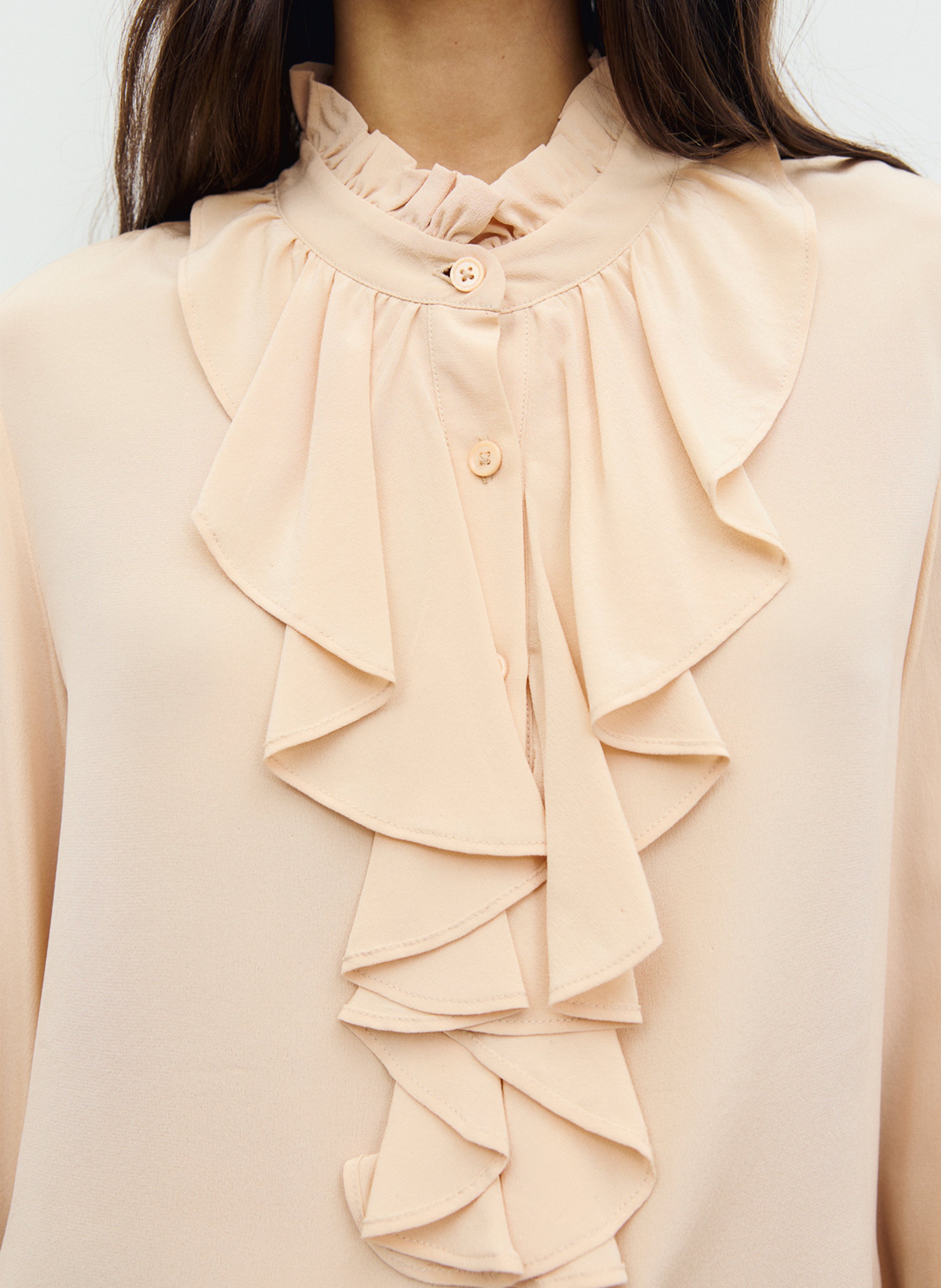 Geblümte Bluse mit Rundhalskragen GERARD DAREL Orange