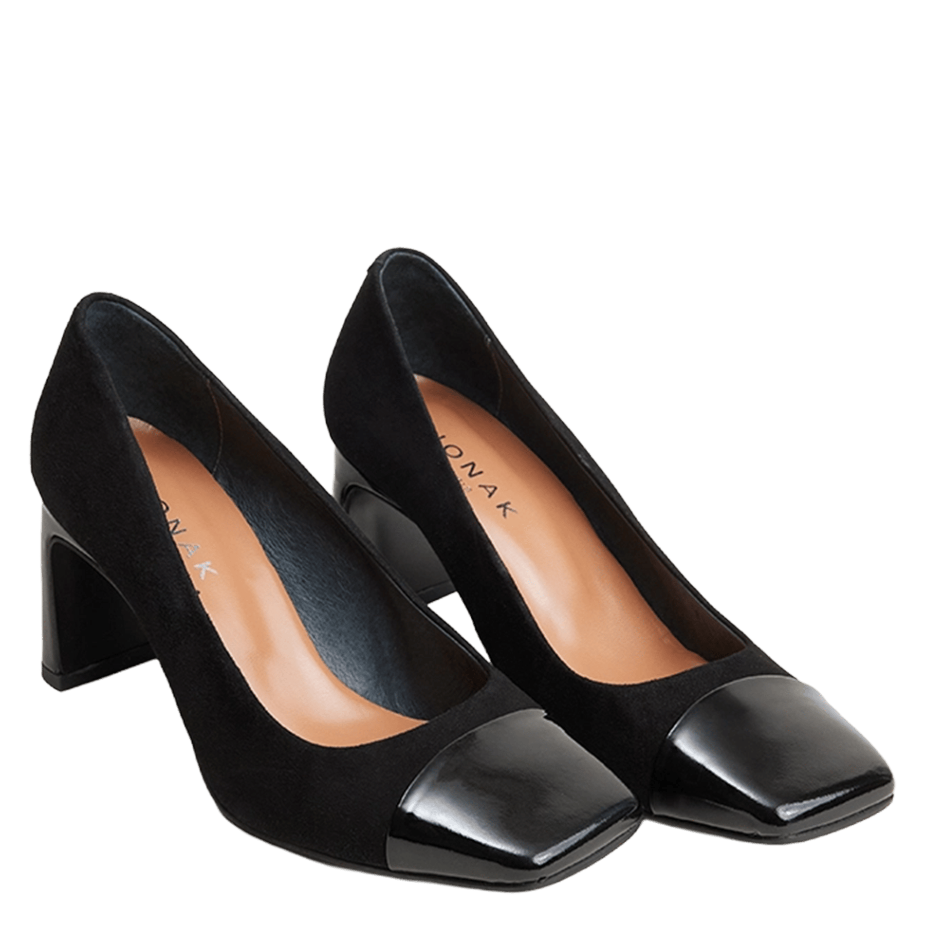 High leather sandals JONAK Black