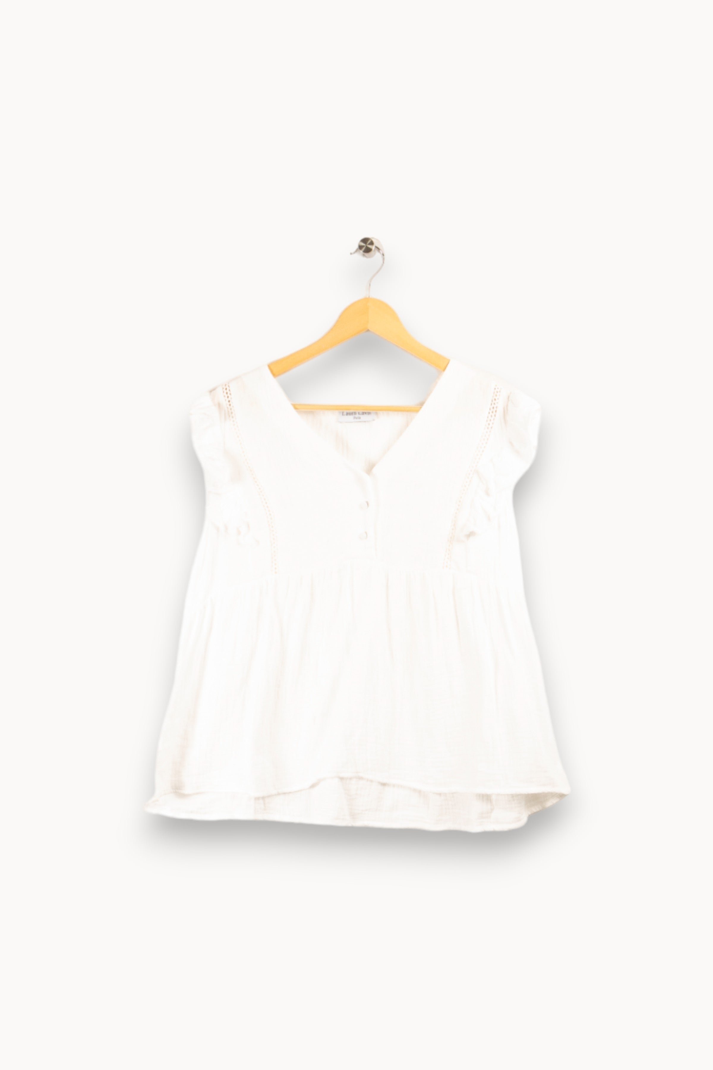 Blouse Laura Laval - Seconde Main White