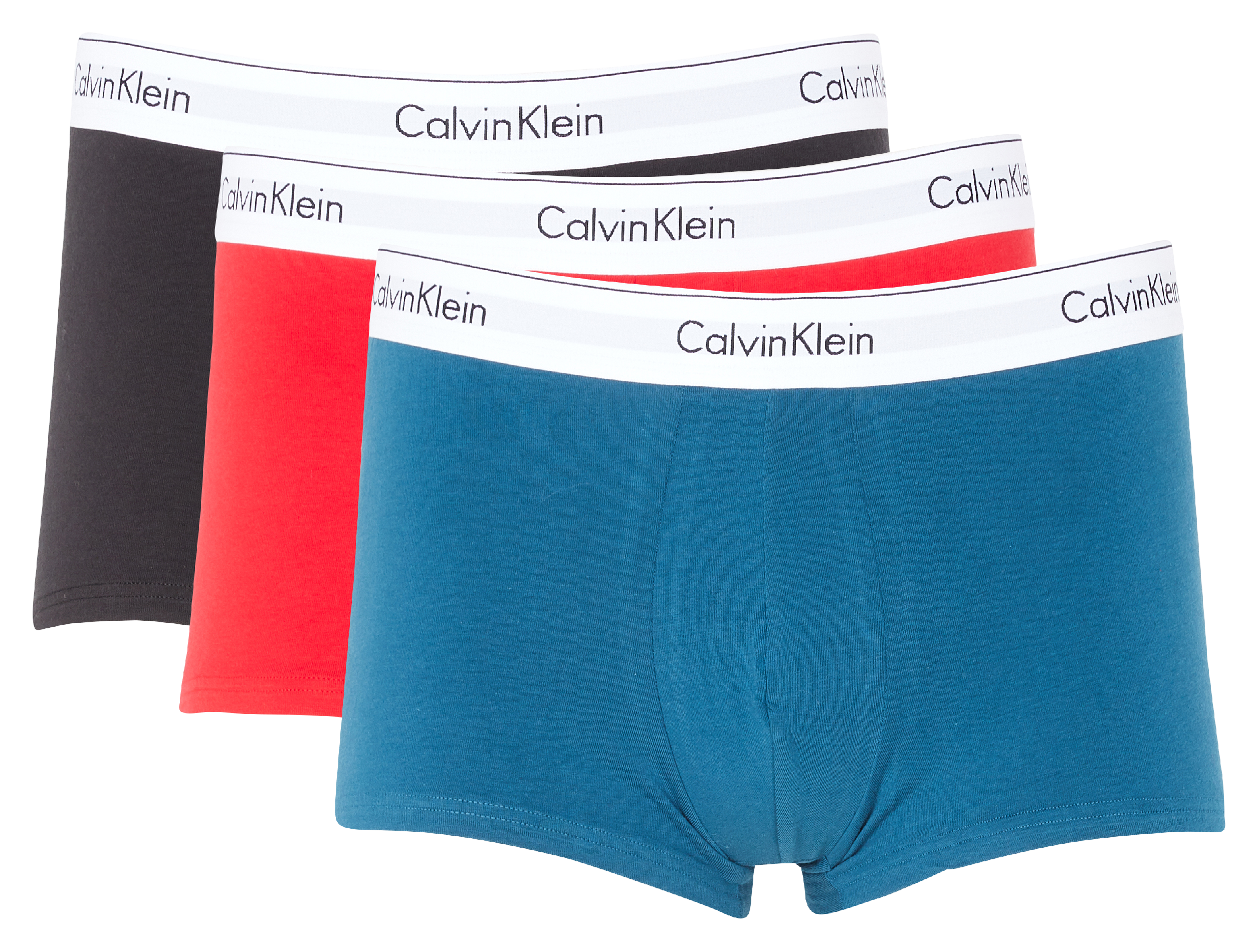 Calvin Klein Baumwolle 3er-pack Unterhosen Aus Stretch-baumwolle in Weiß für Herren Herren Bekleidung Unterwäsche Boxershorts und Slips 