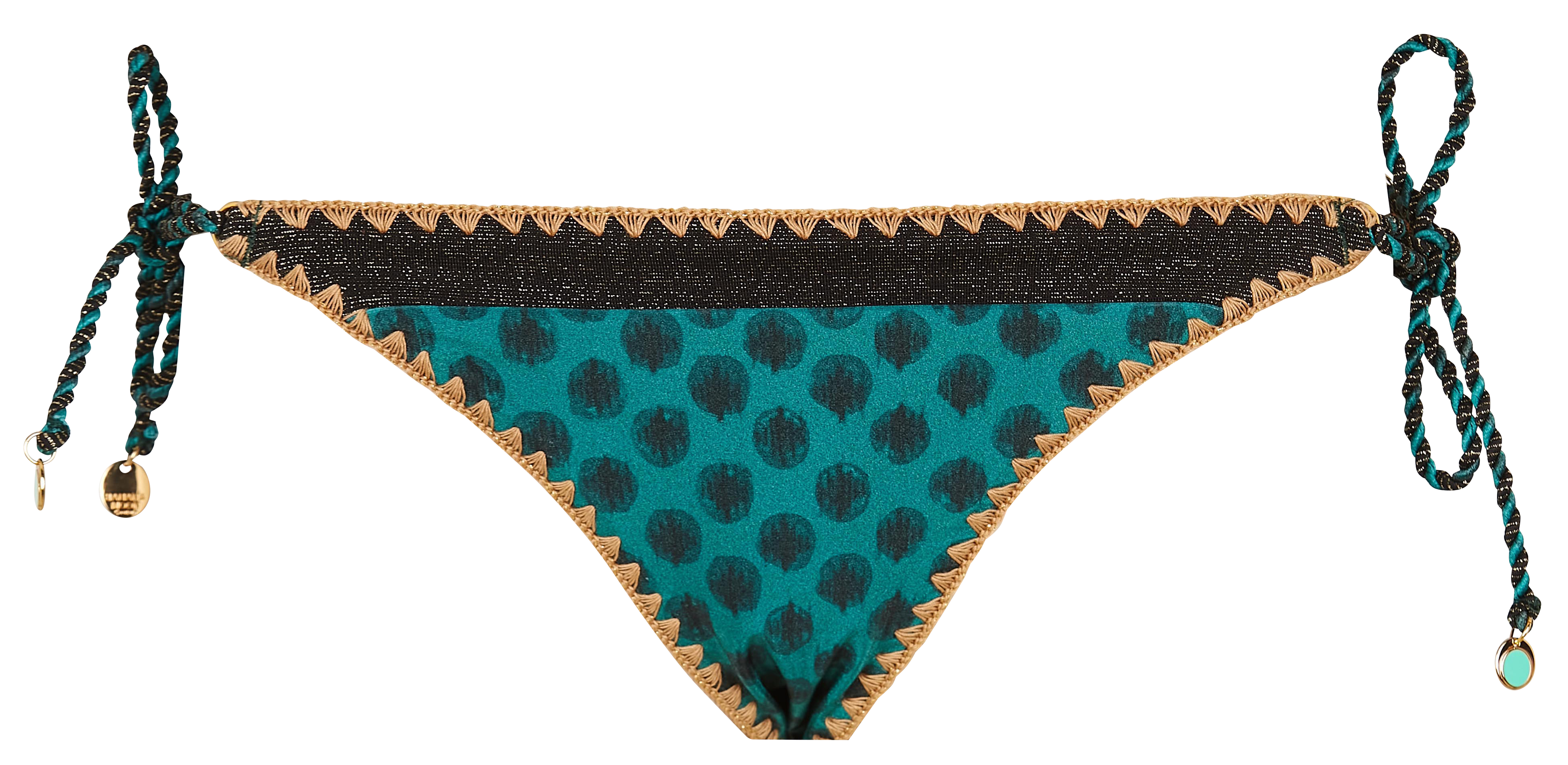 Culotte de maillot de bain échancrée  BANANA MOON Vert