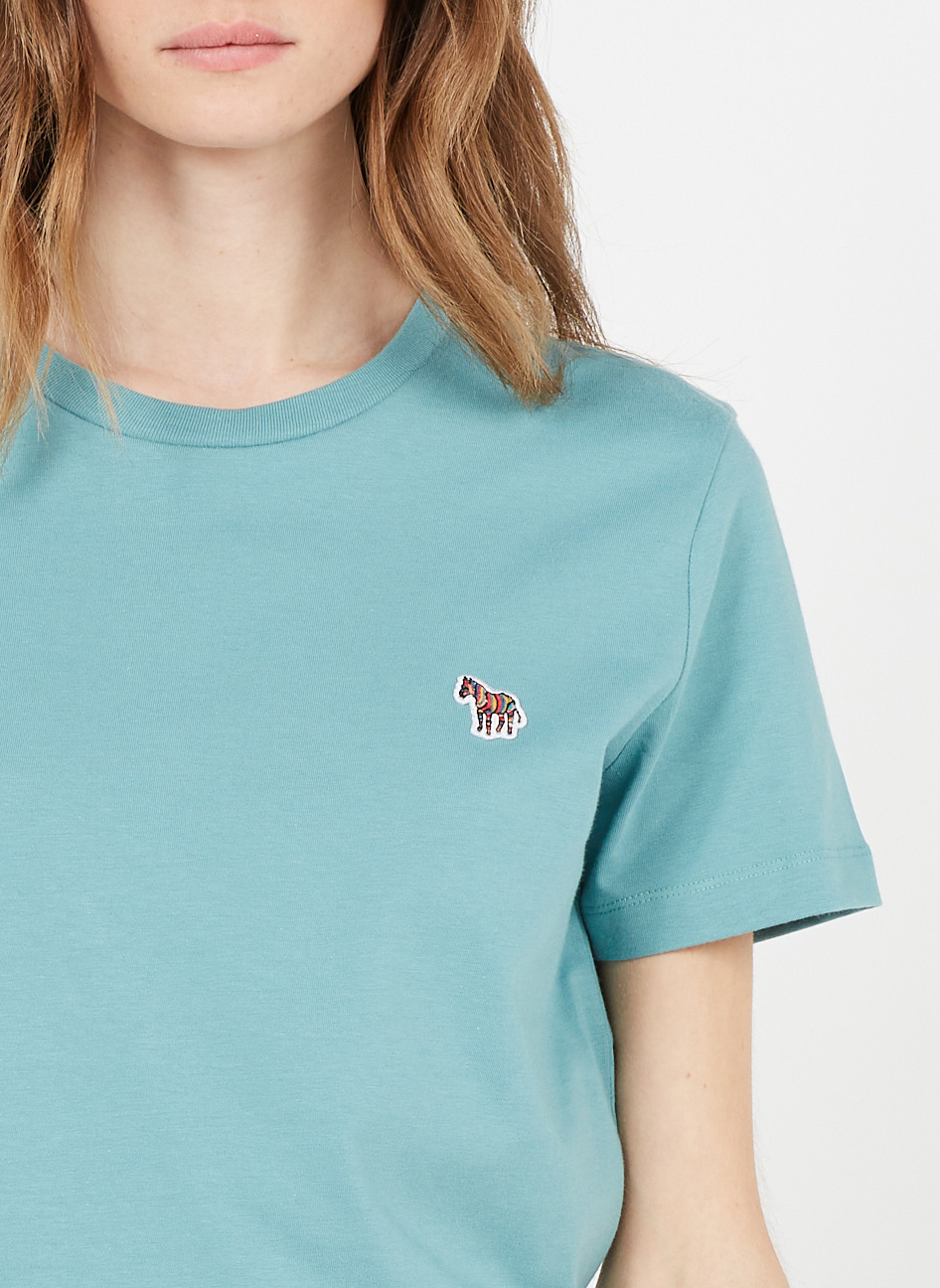 Round-neck organic cotton T-shirt PAUL SMITH Blue