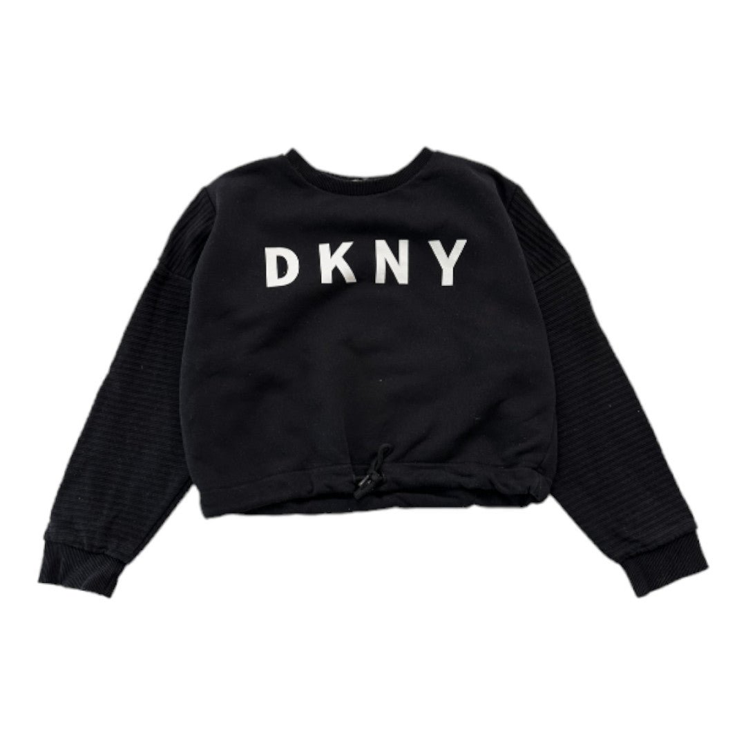 Black Kids Sweatshirt - 10 years DKNY - Seconde Main Black