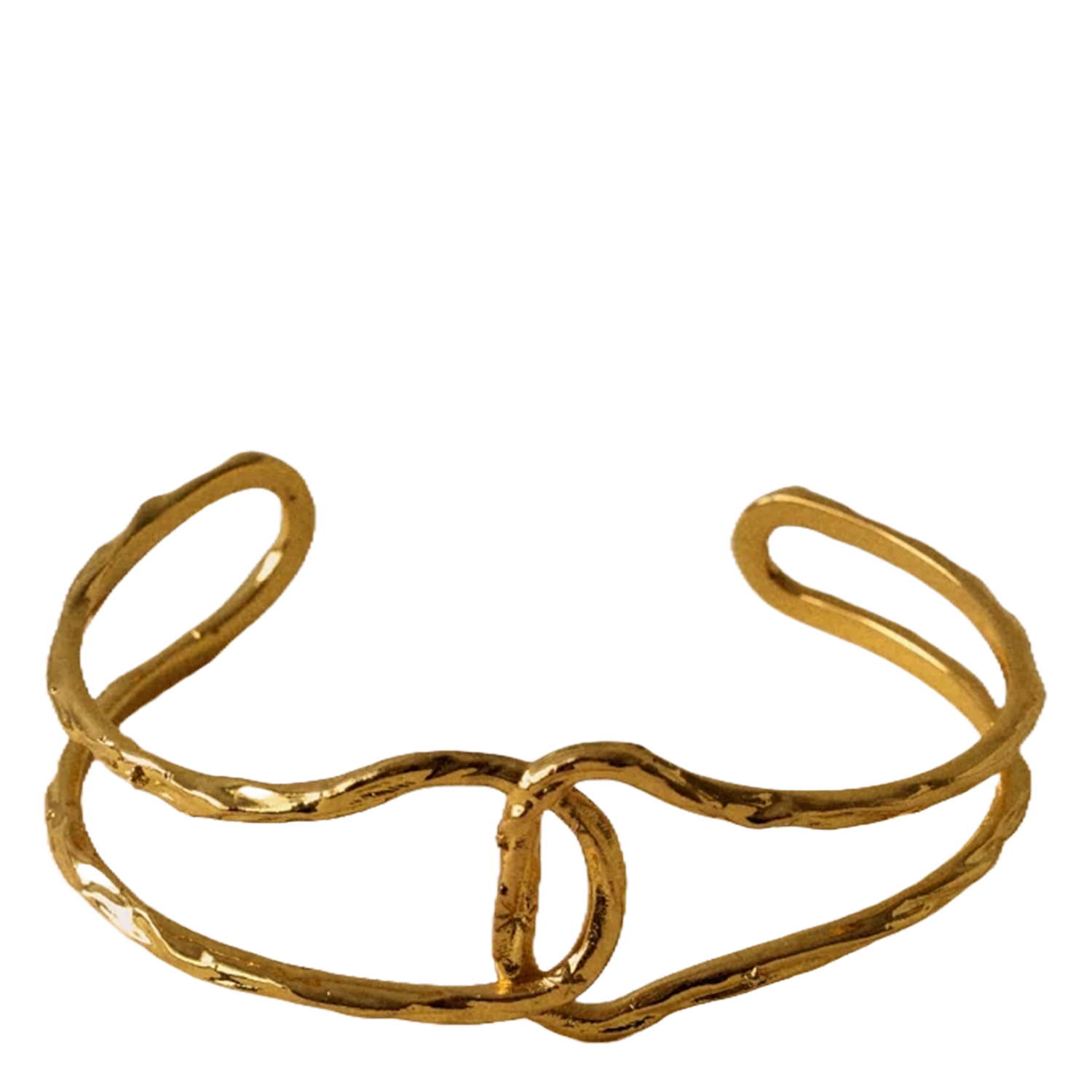 Atlantide brass bracelet SESSUN Golden