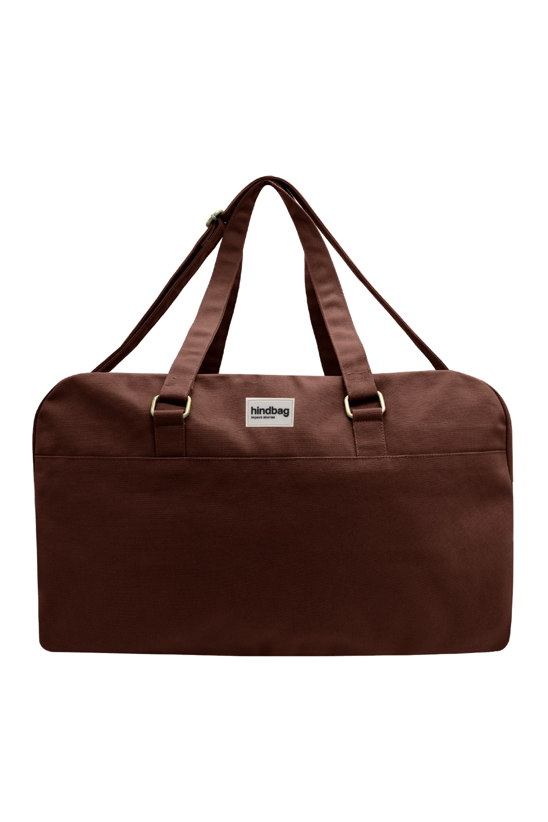 Cotton travel bag HINDBAG Brown