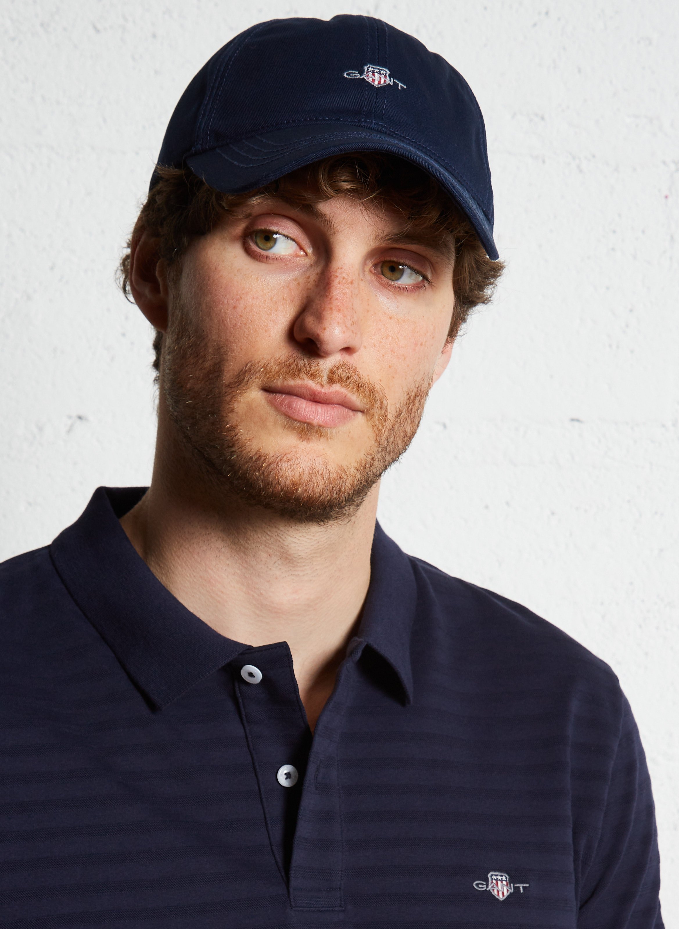 Casquette en coton bio Bleu