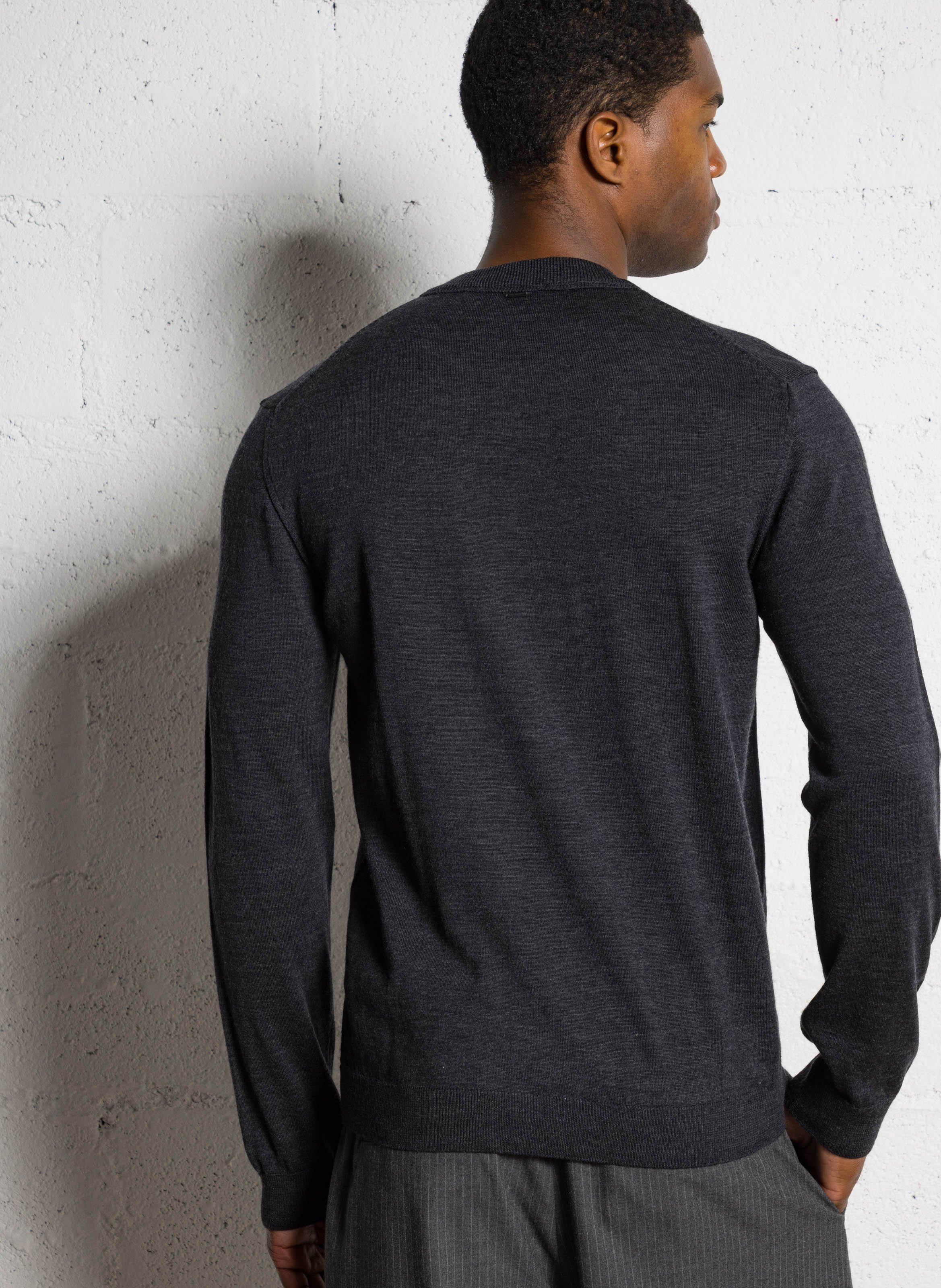 Ärmelloser Wollpullover IKKS Grau