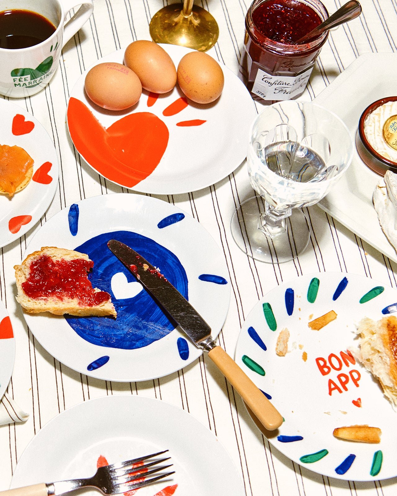 The dessert plate bon app' EMOI EMOI White