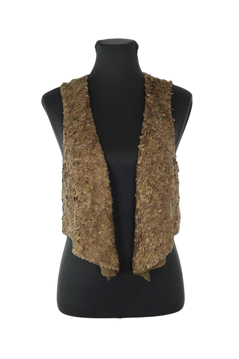 Silk blazer ANTIK BATIK - Seconde Main Khaki