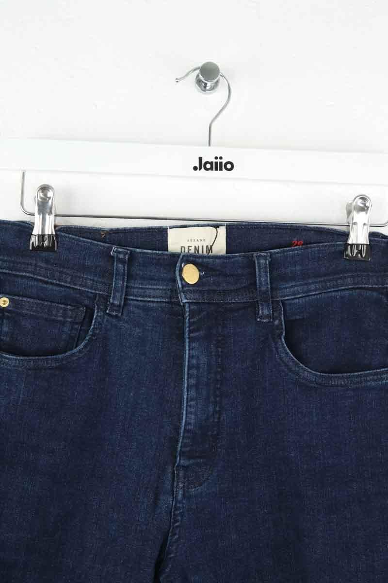 Cotton skinny jeans SEZANE - Seconde main Blue