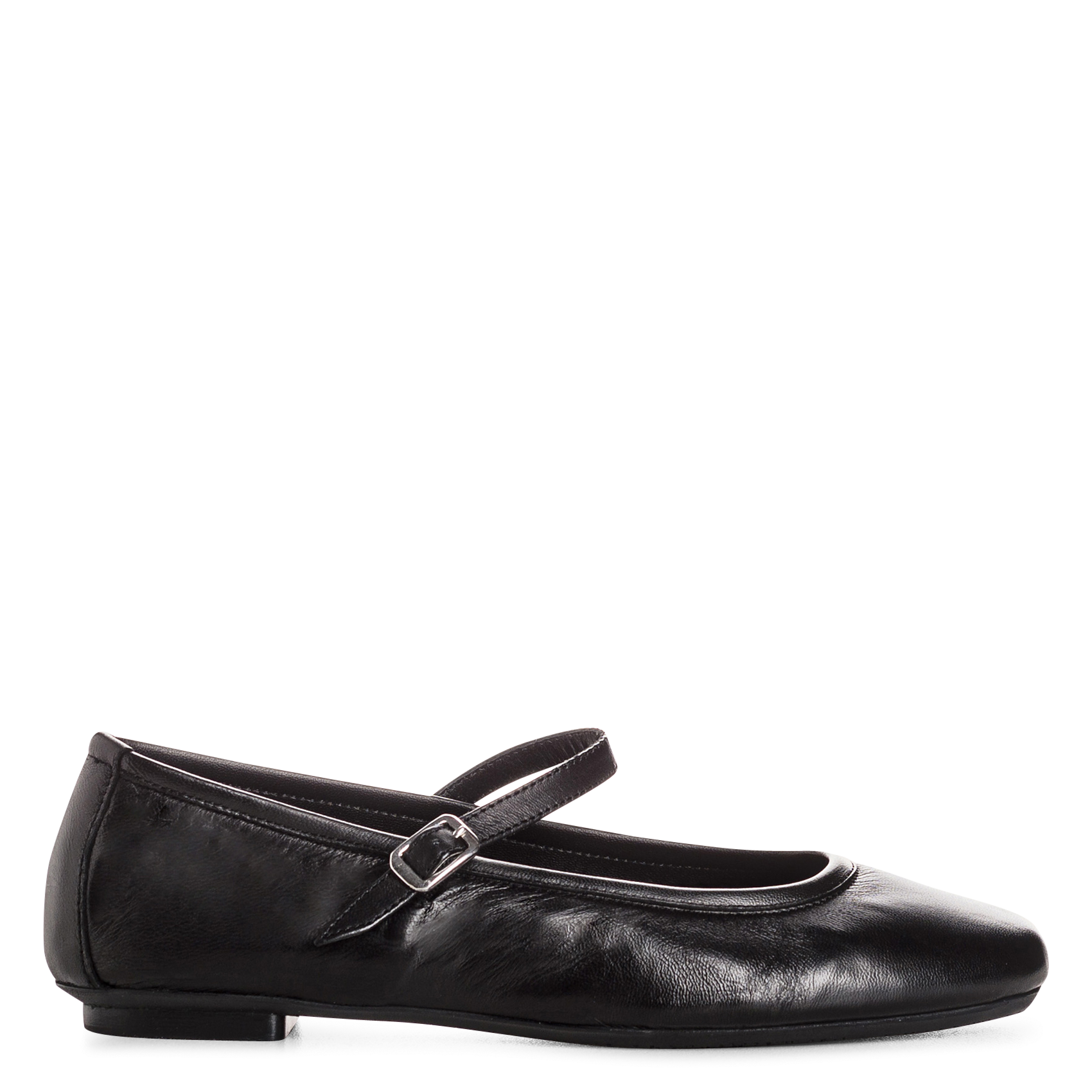 Babies leather T-strap shoes REQINS Black