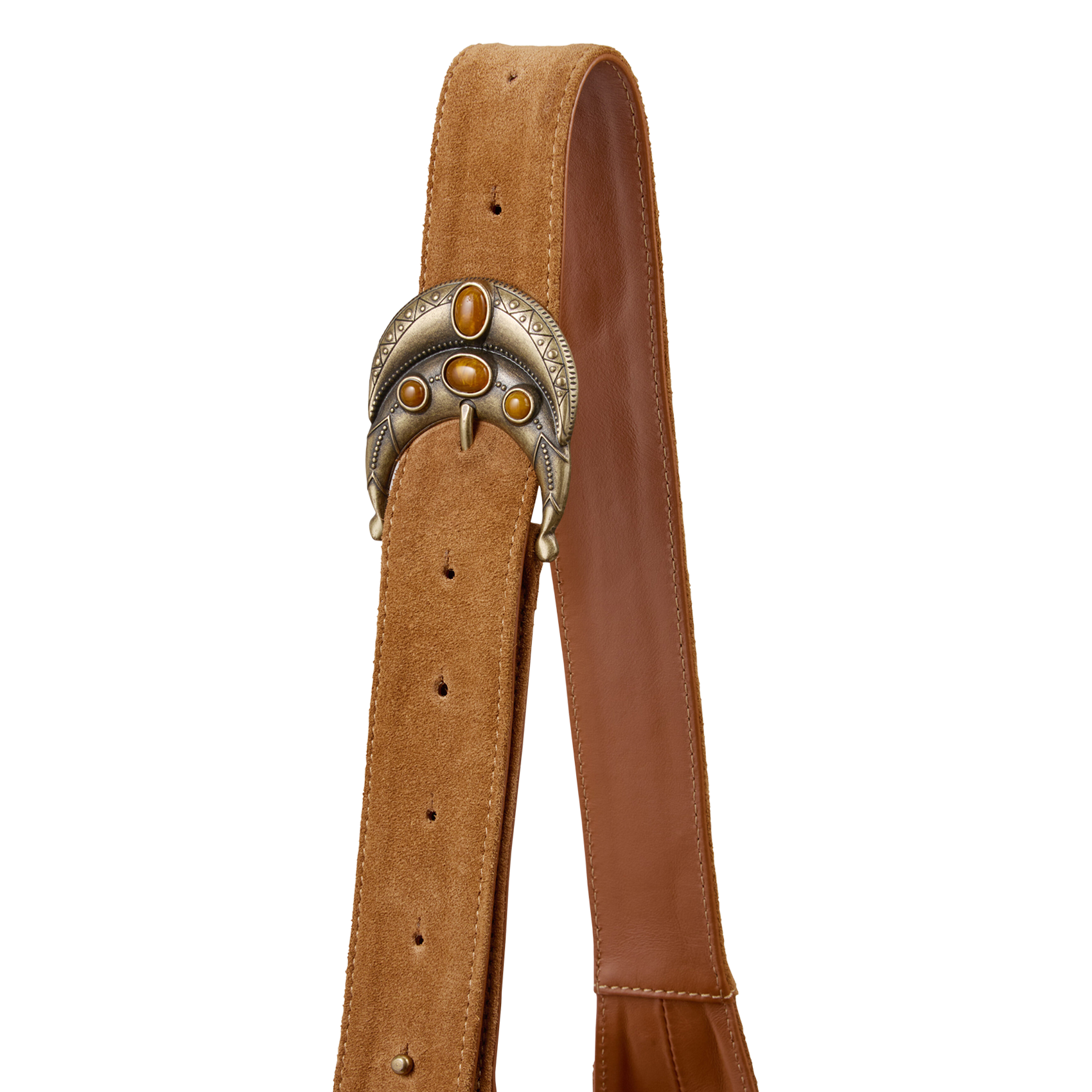 Buideltas van leer BA&SH Bruin