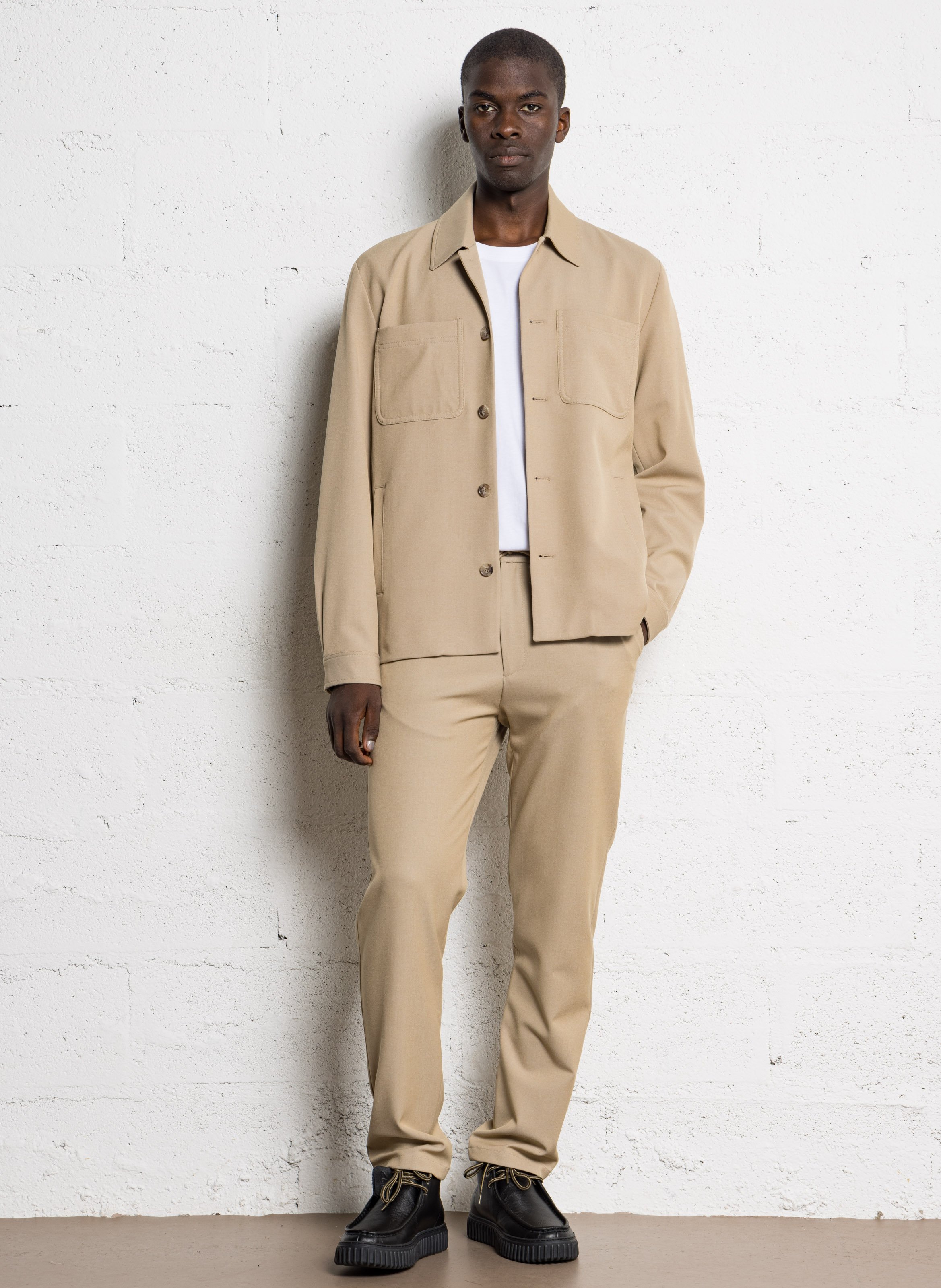 Veste col classique  LES DEUX Beige
