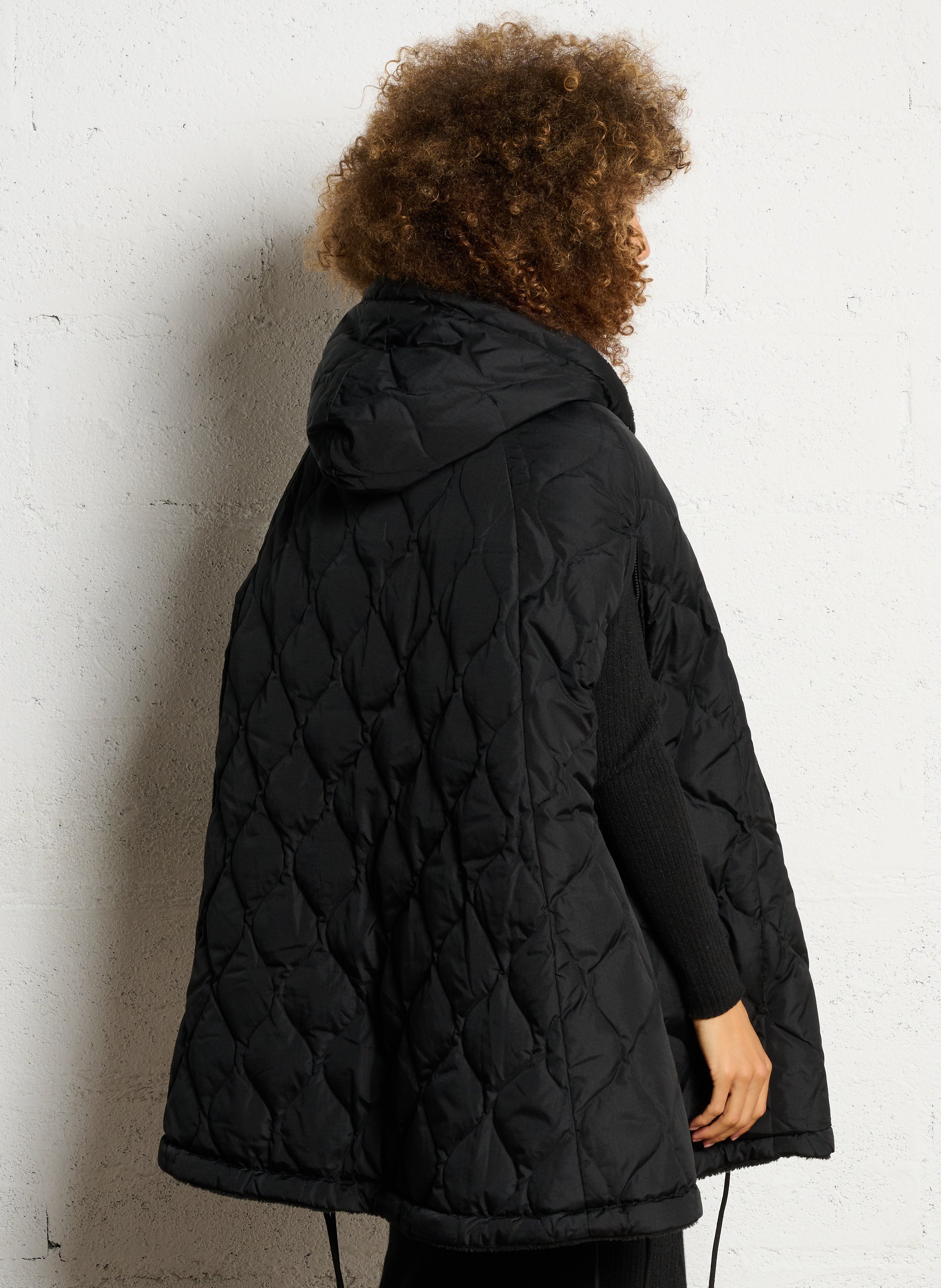 Oversized donsjack TAION Zwart