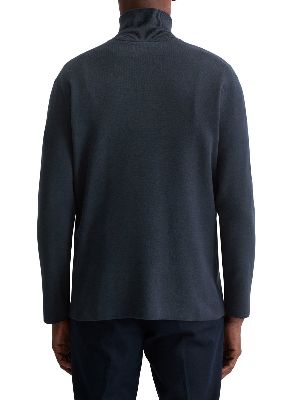 Pull col camionneur en coton MARC O'POLO Bleu