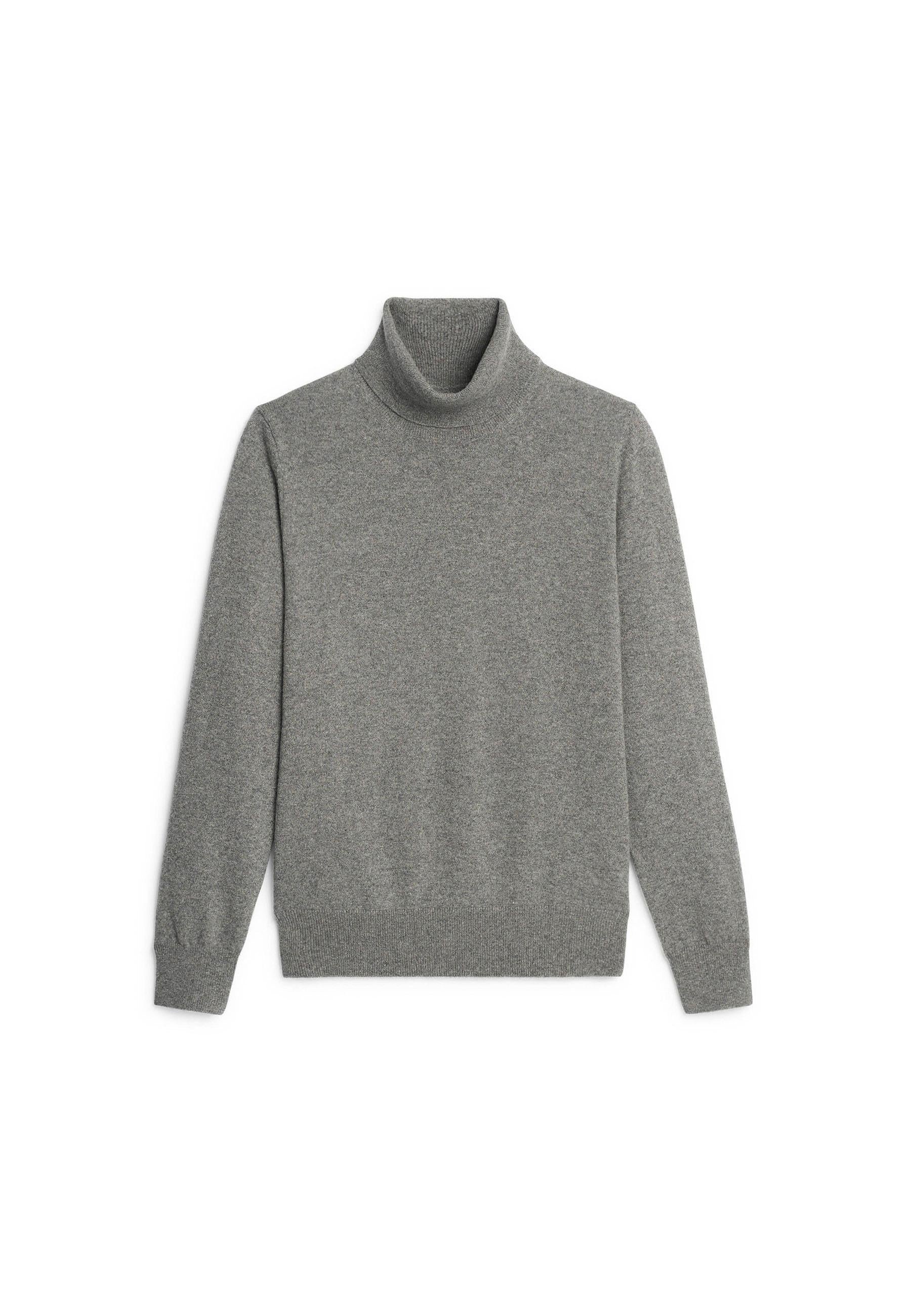 Pull col roulé en cachemire RODIER Gris