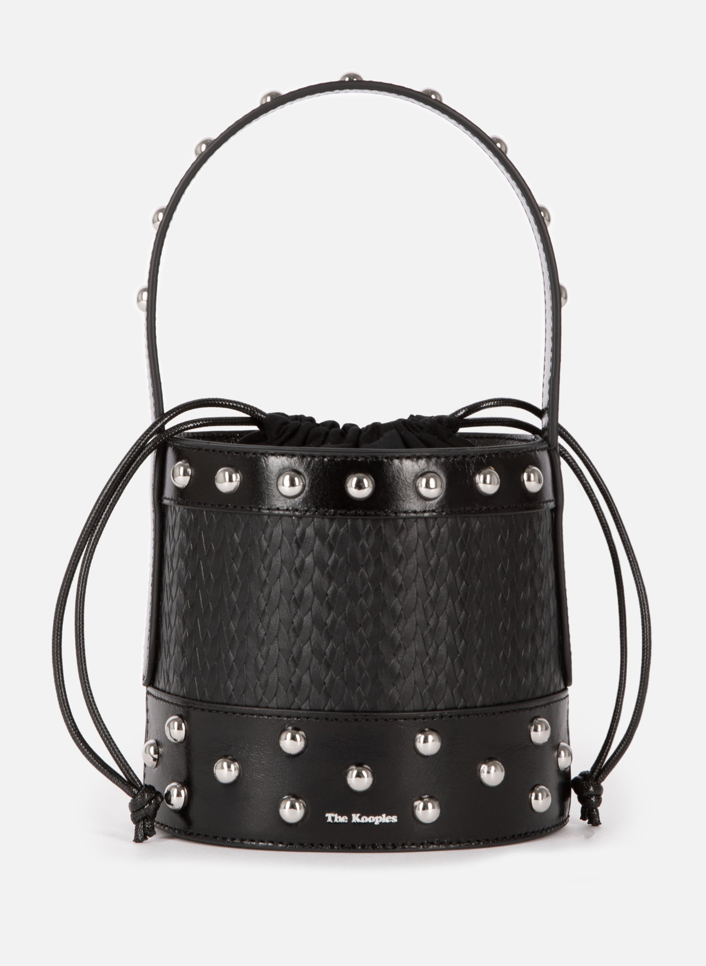 Studded bucket bag THE KOOPLES Black