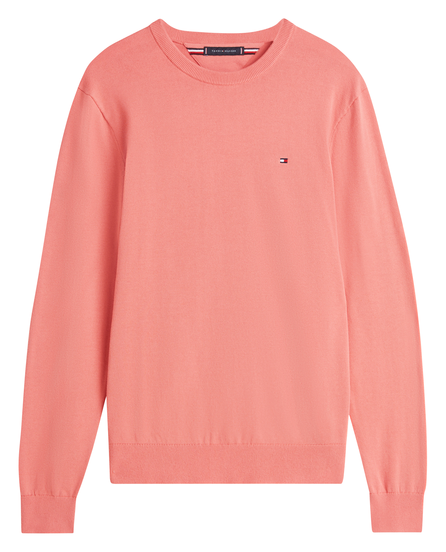 Colour block cotton sweater TOMMY HILFIGER Pink