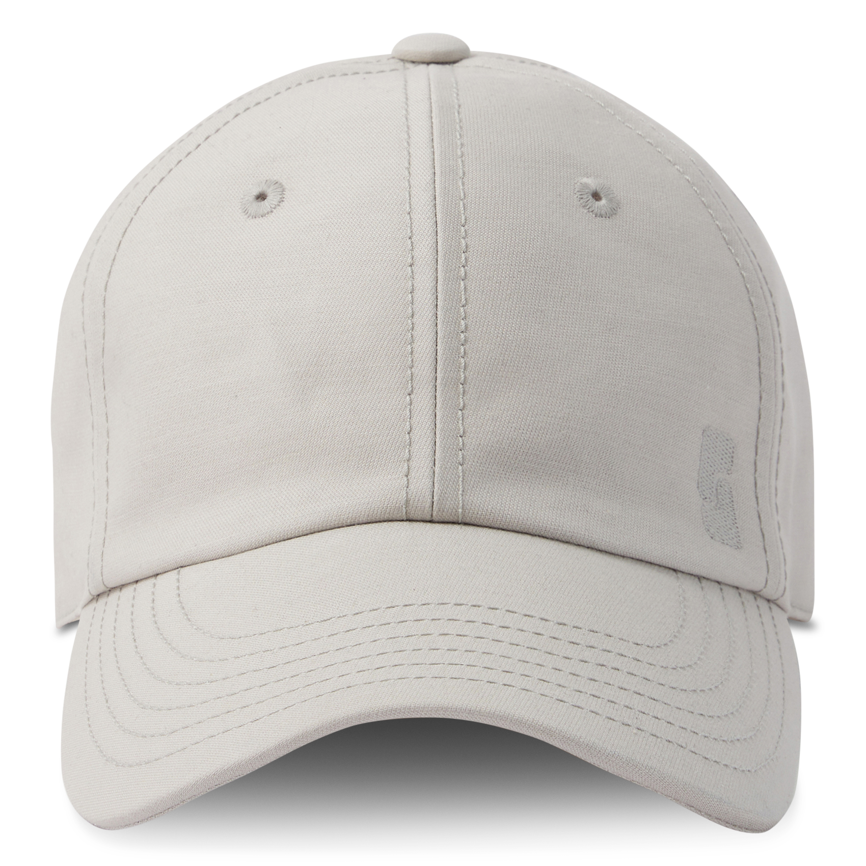 Casquette à monogramme en coton bio SOEUR Gris
