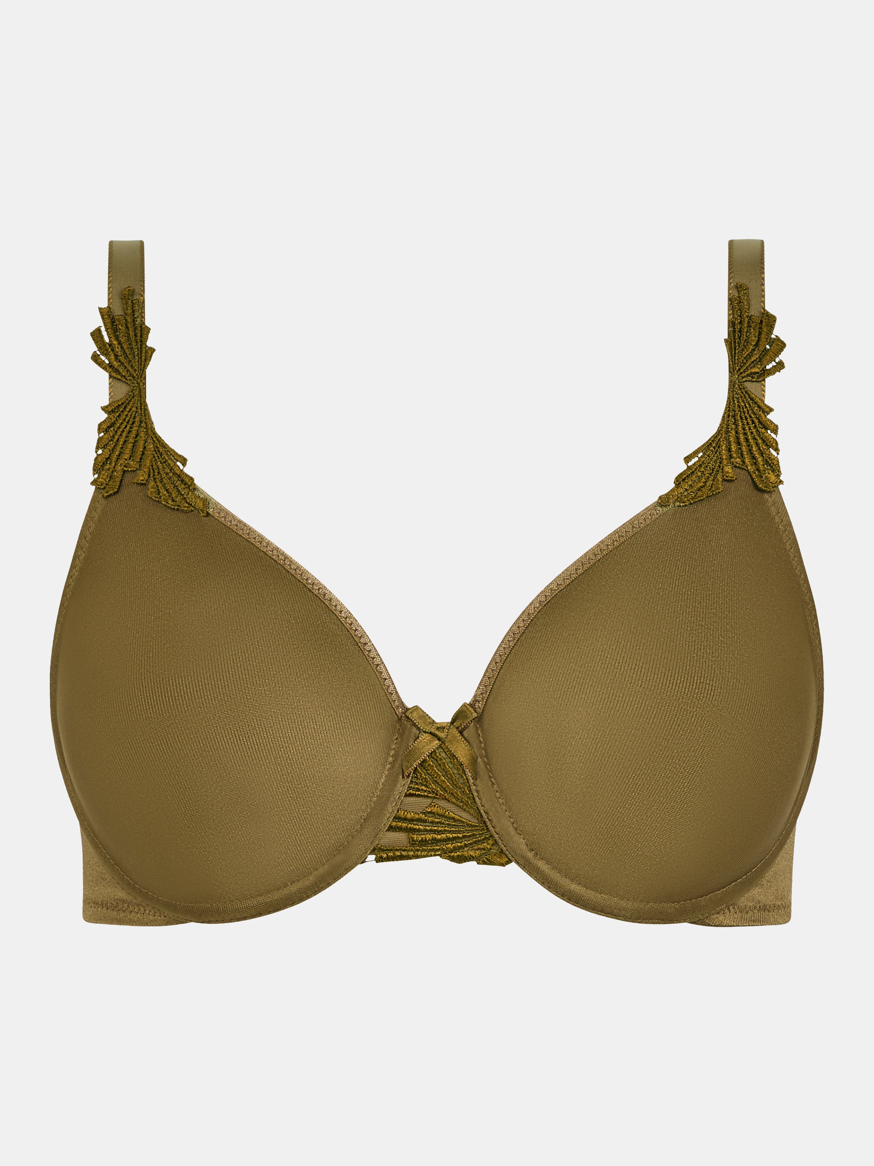 Moulded full-cup bra Green