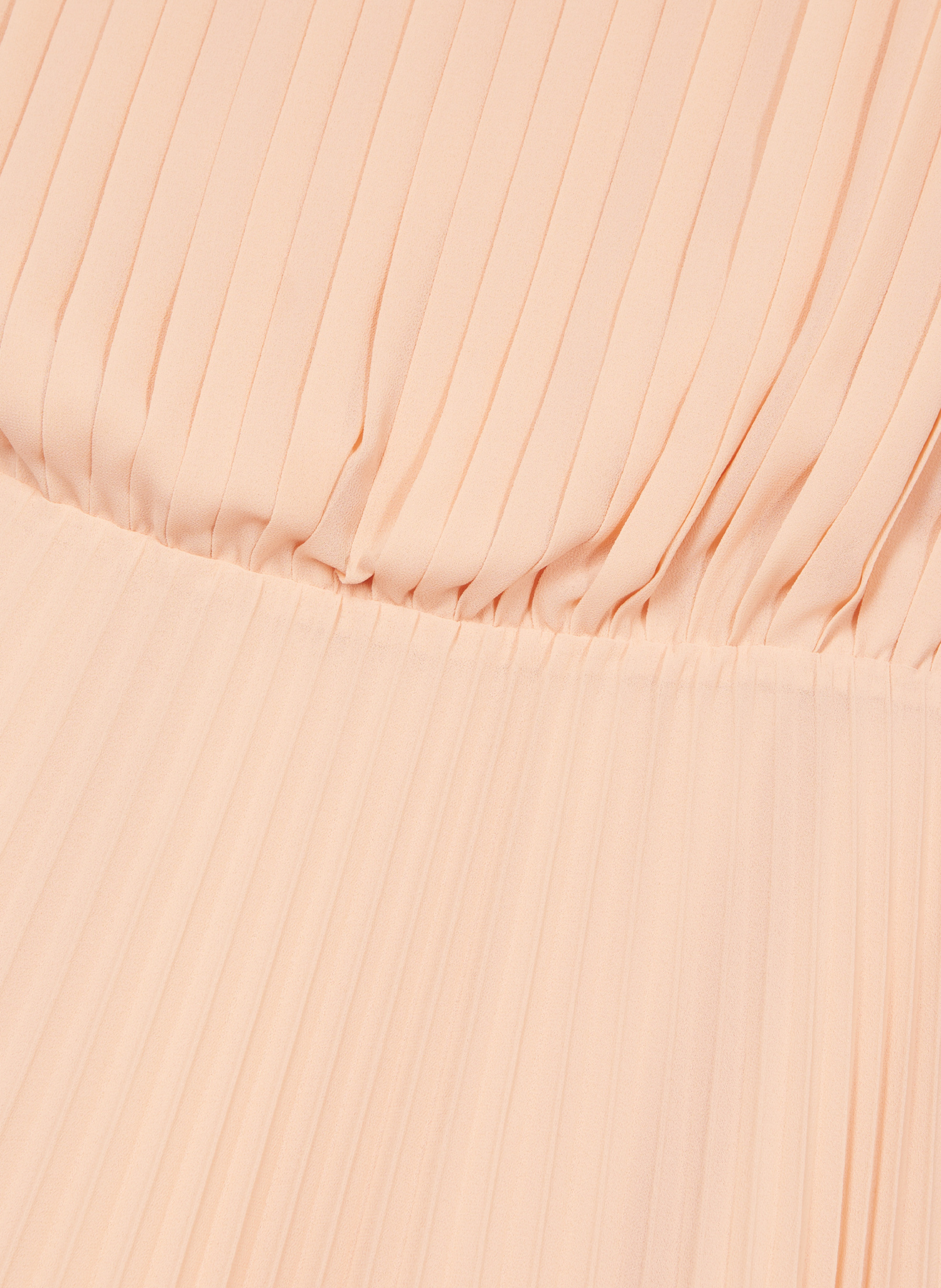 Asymmetrical Pleated Maxi Dress THE KOOPLES Beige