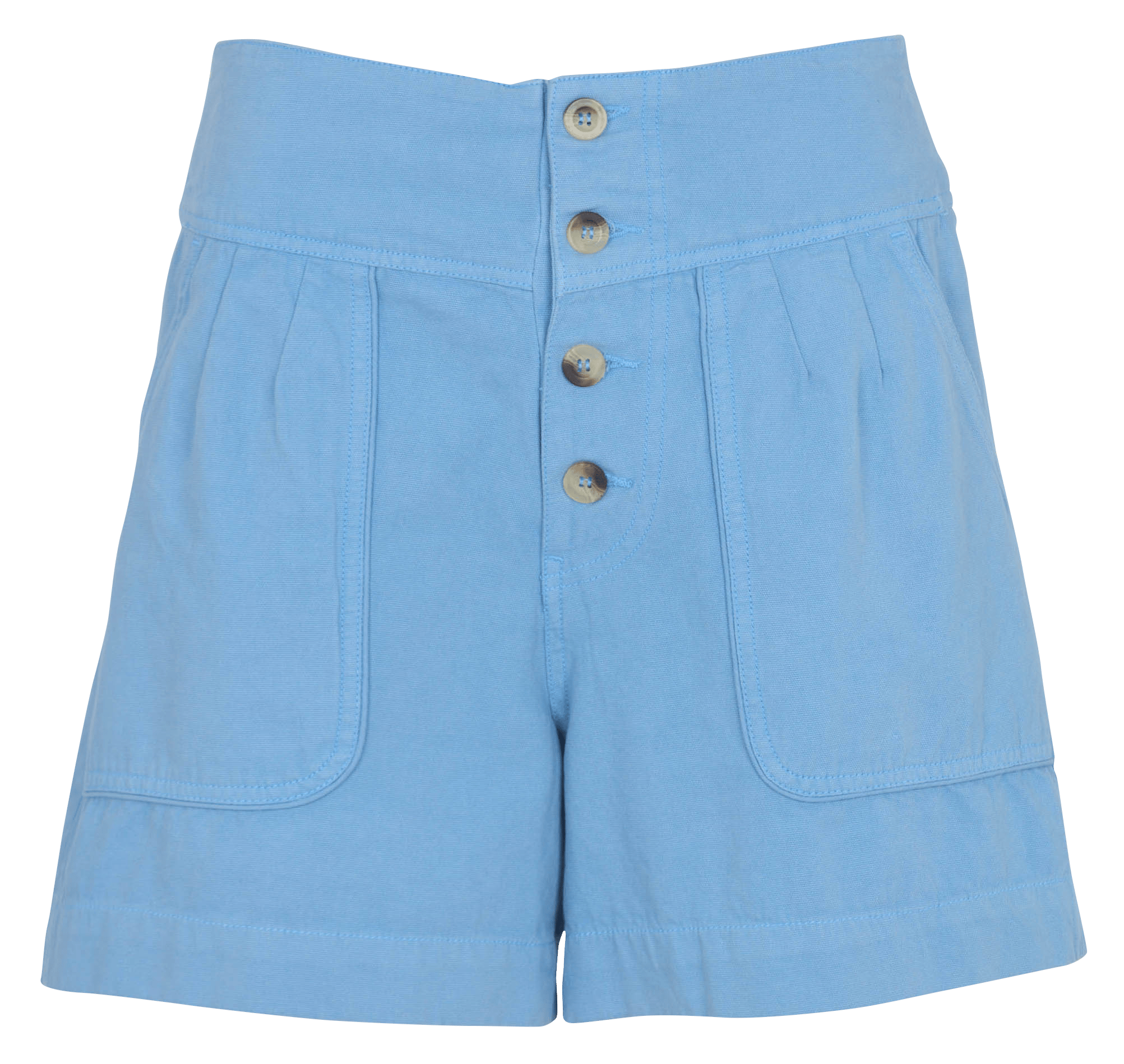 Gerade geschnittene Baumwollshorts LEON & HARPER