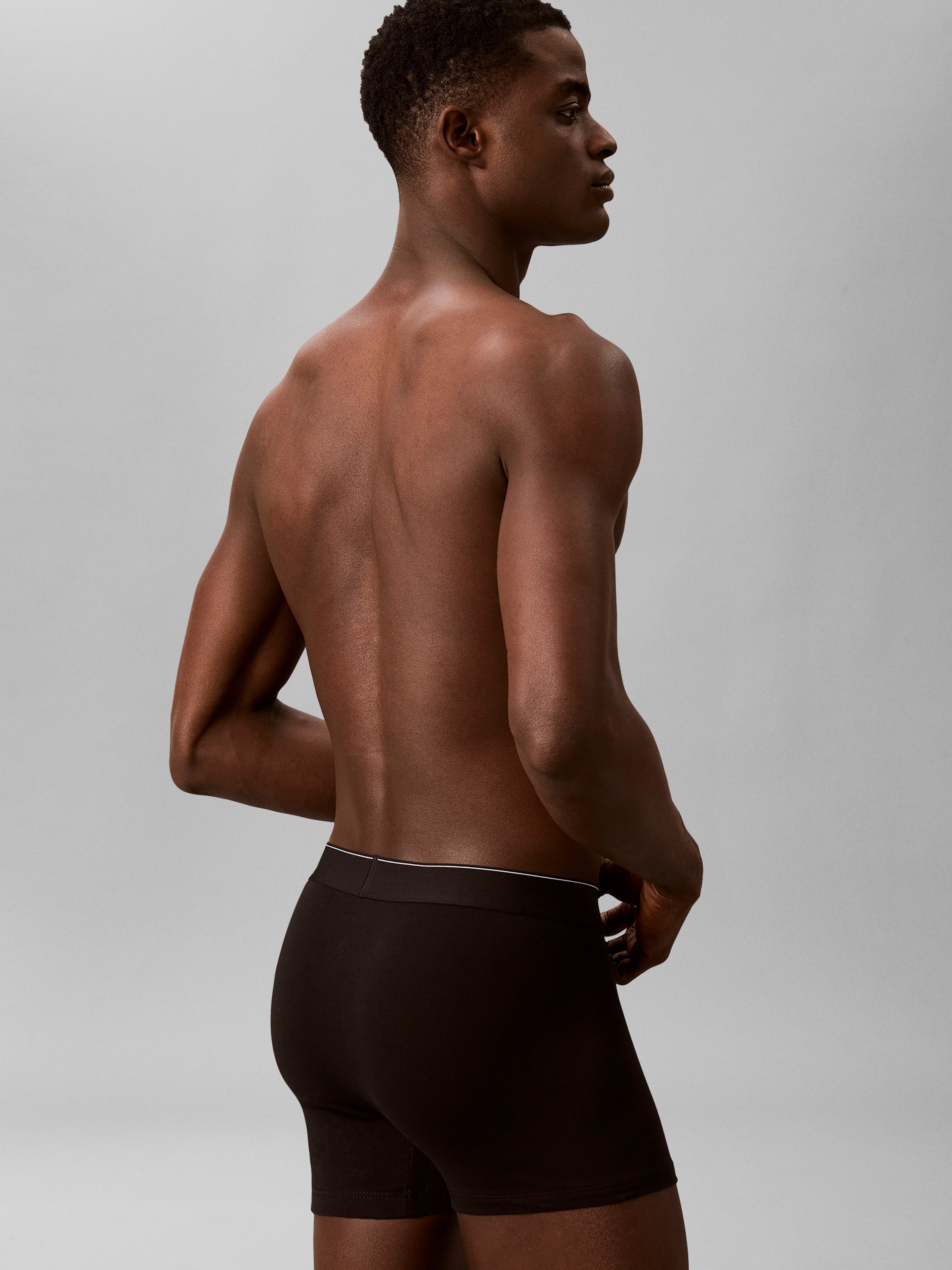 Setje met 3 boxershorts | katoenblend Grijs