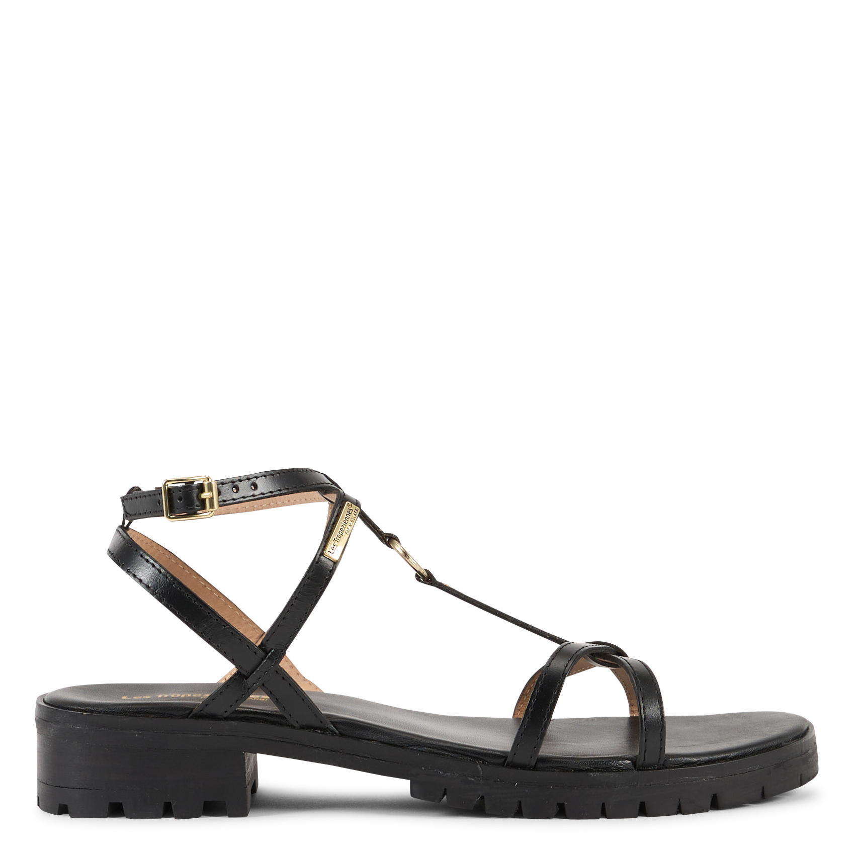 Leren sandalen LES TROPEZIENNES PAR M.BELARBI Zwart